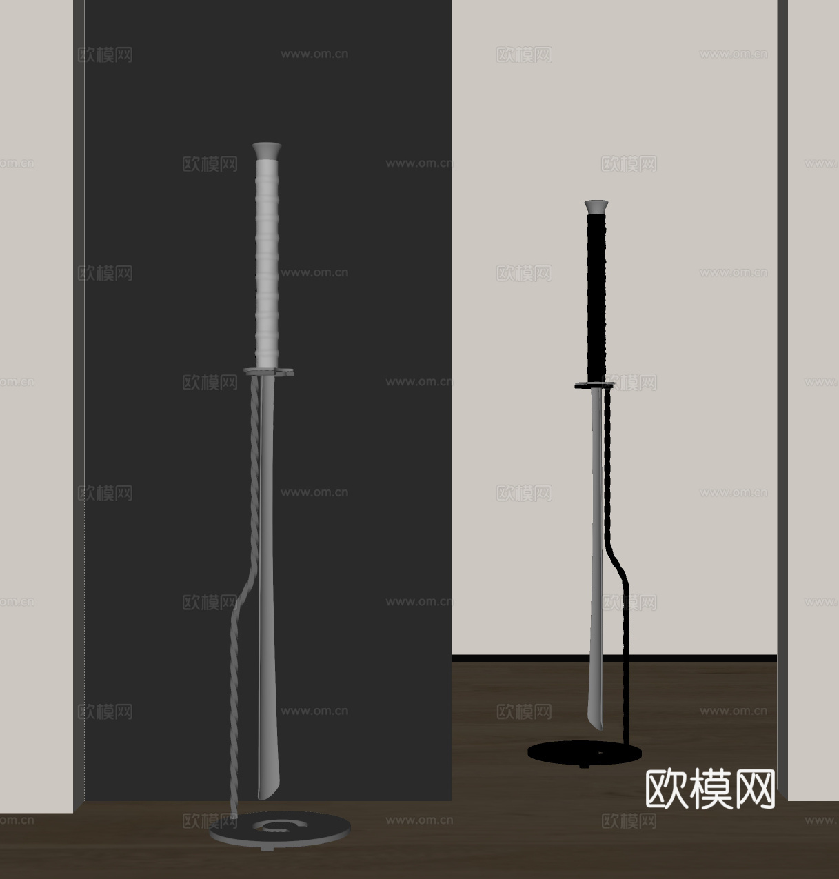 现代刀具su模型