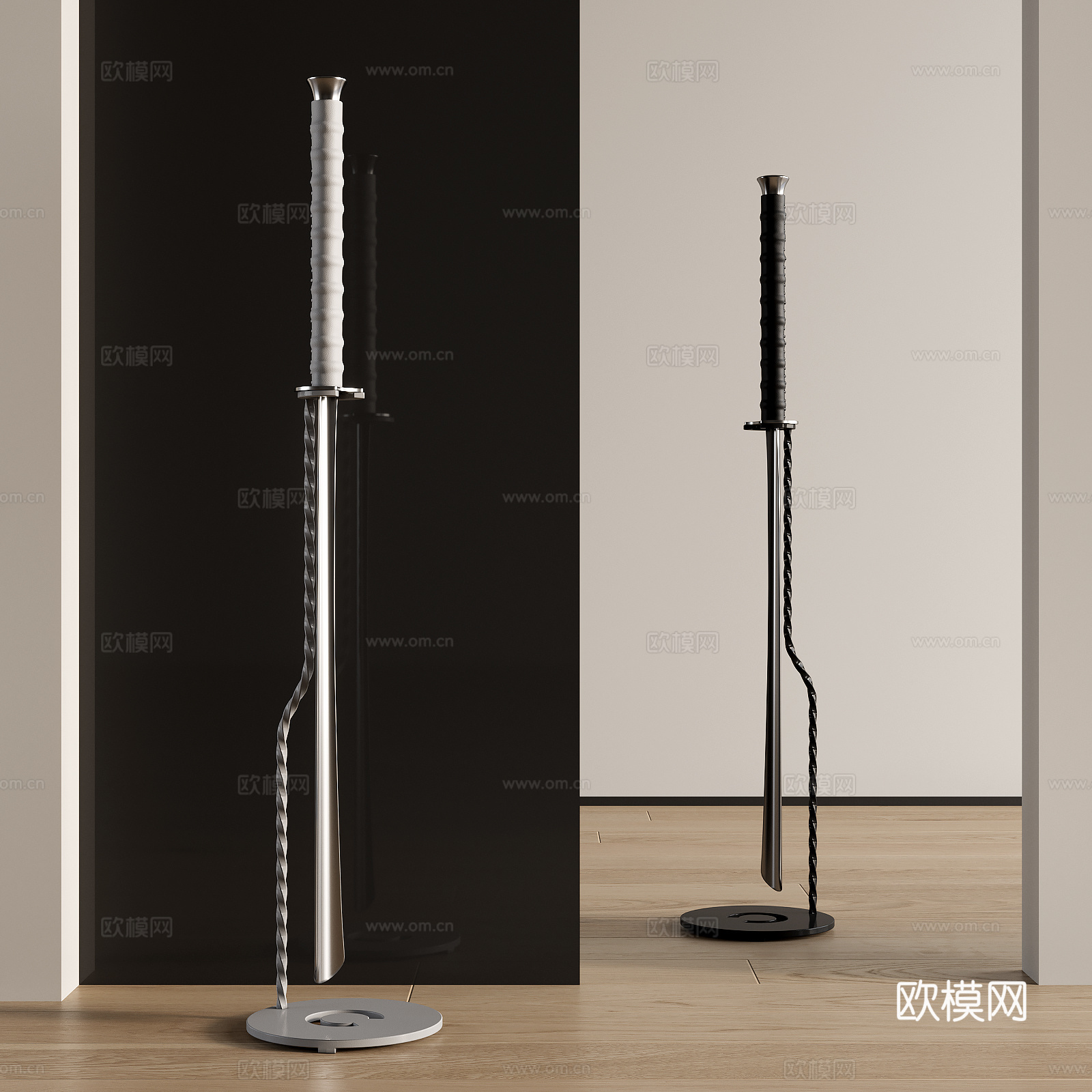 现代刀具su模型