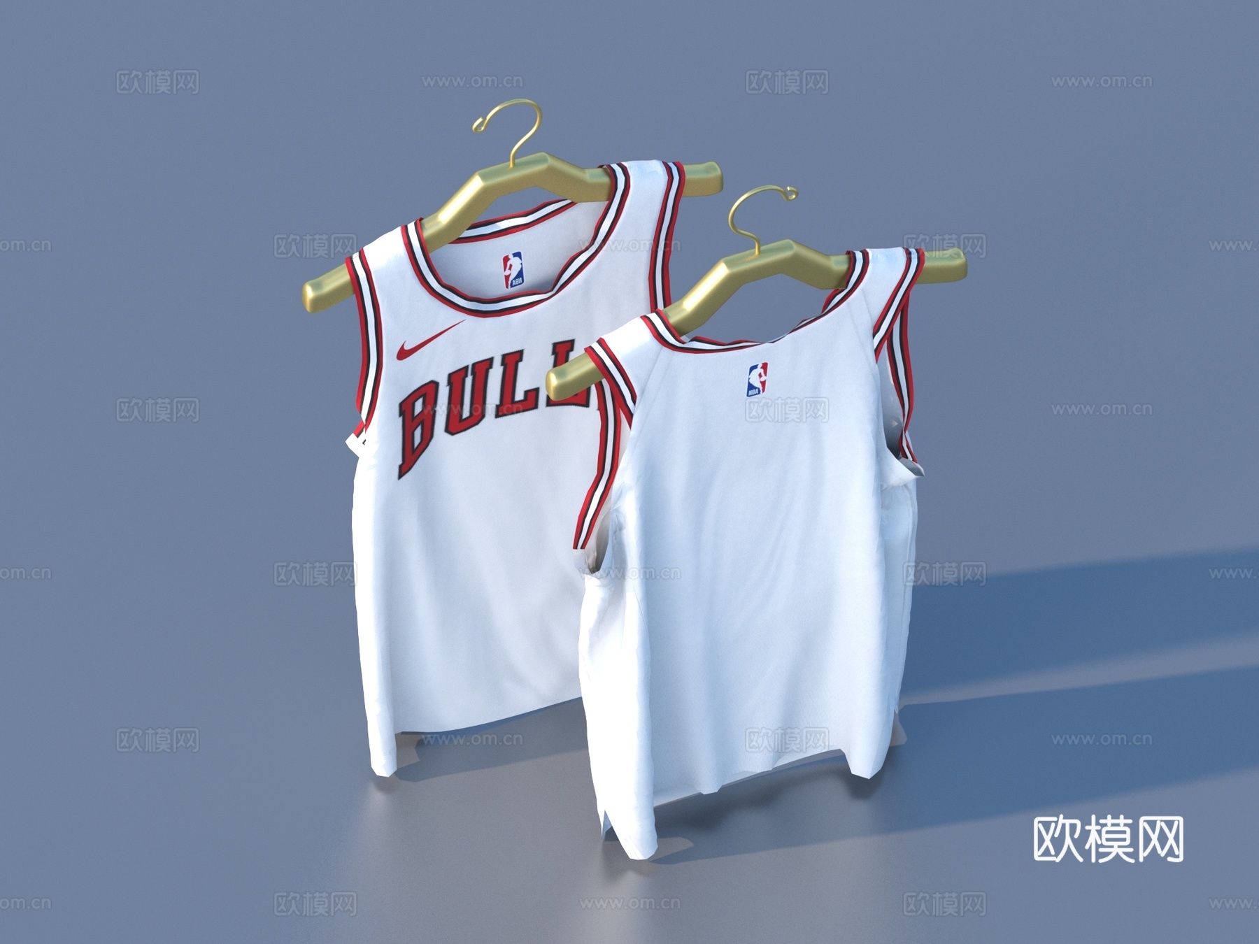 球衣 运动服饰3d模型
