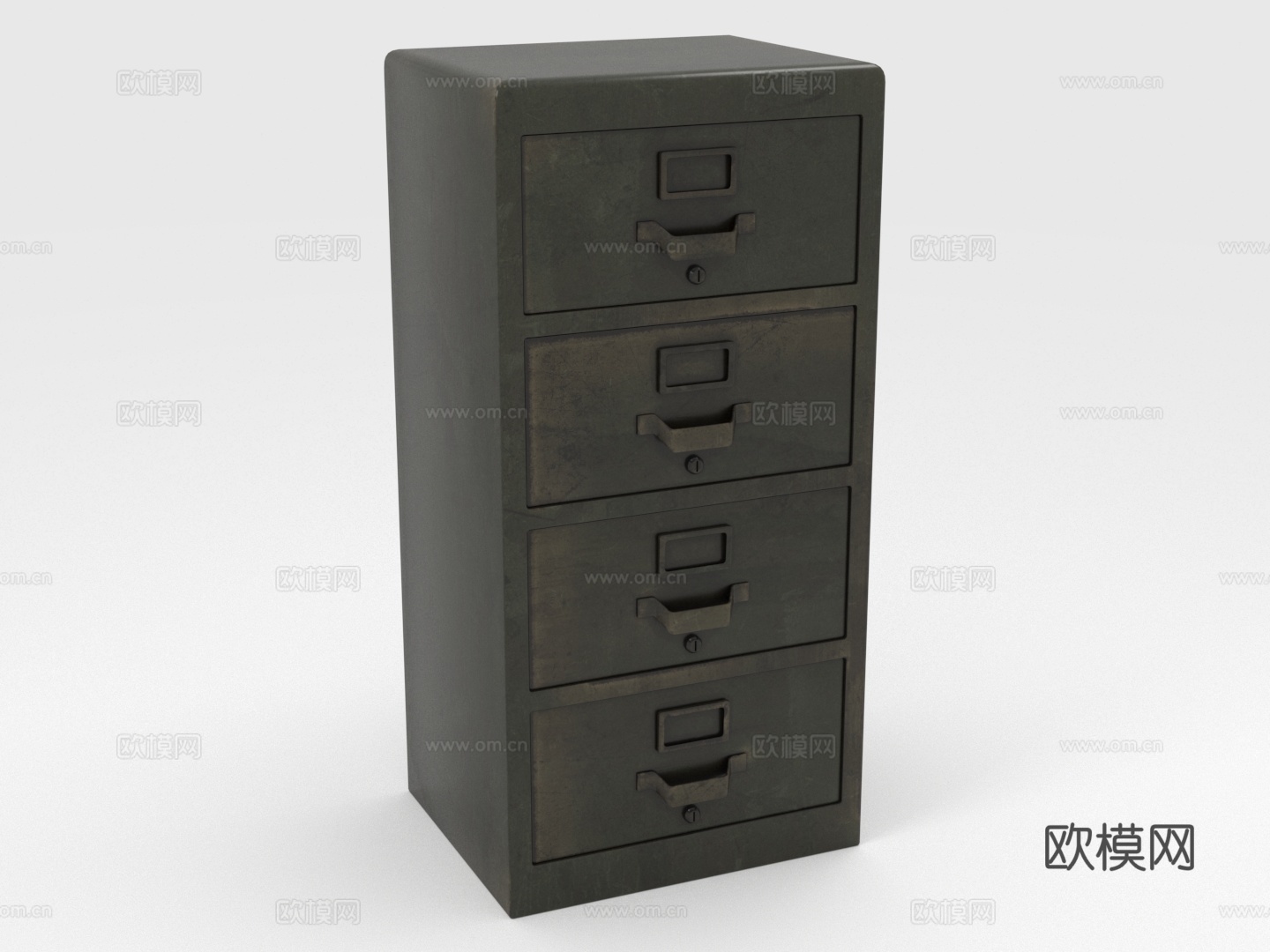 文件柜 抽屉柜 储物柜 柜子3d模型