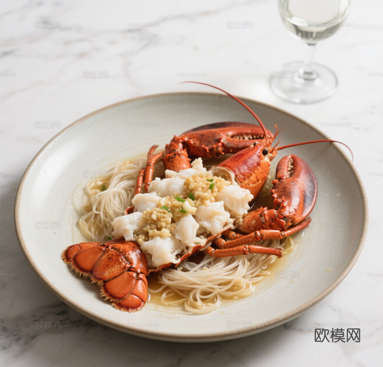 海鲜虾蟹鱼餐饮海报