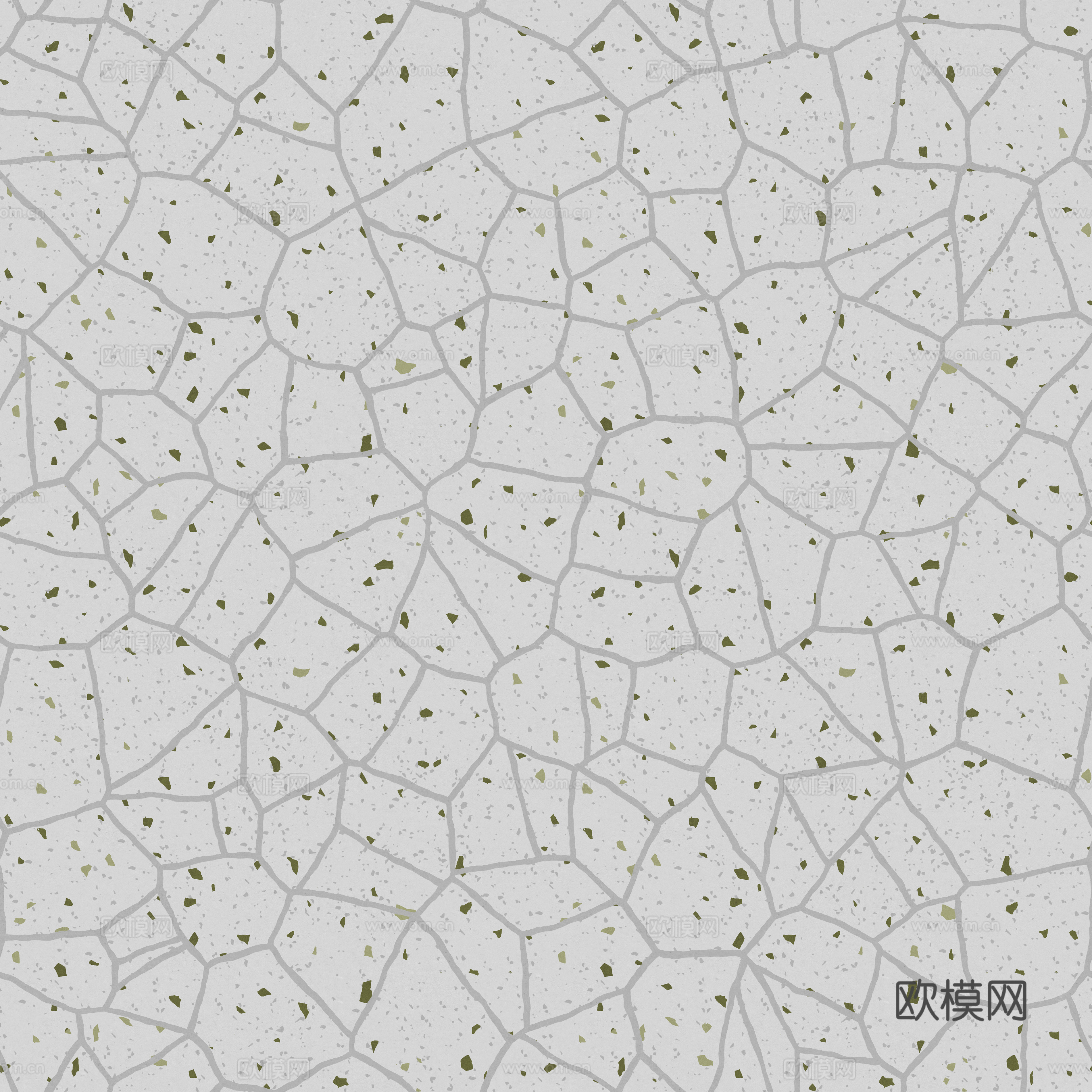 浅灰色水磨石 冰裂纹水磨石