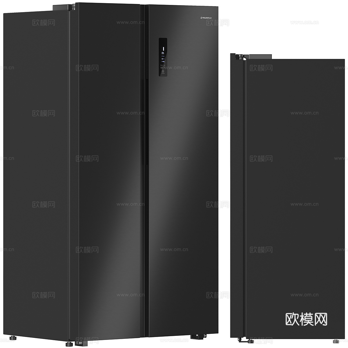 现代厨房电器套装3d模型