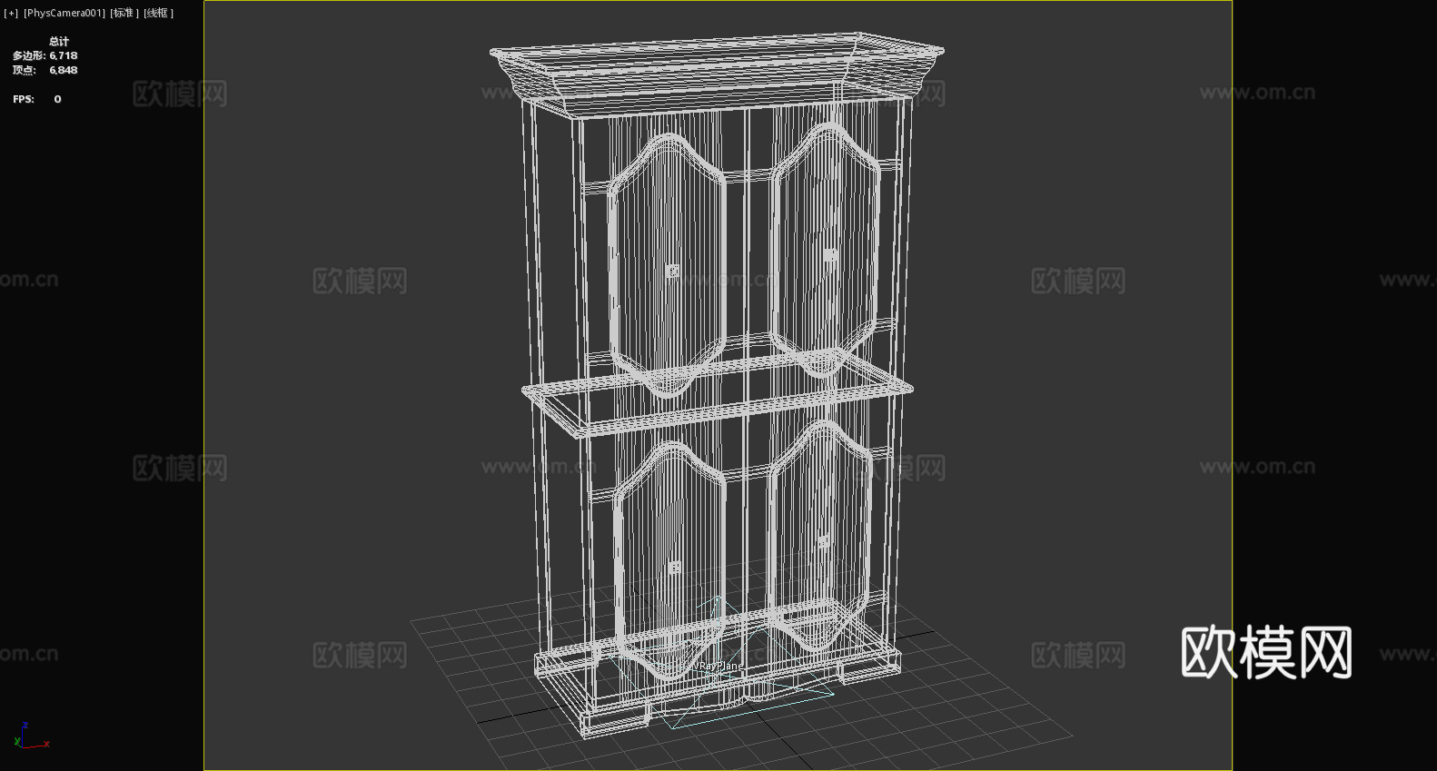 柜子 木柜 储物柜 置物柜 橱柜3d模型