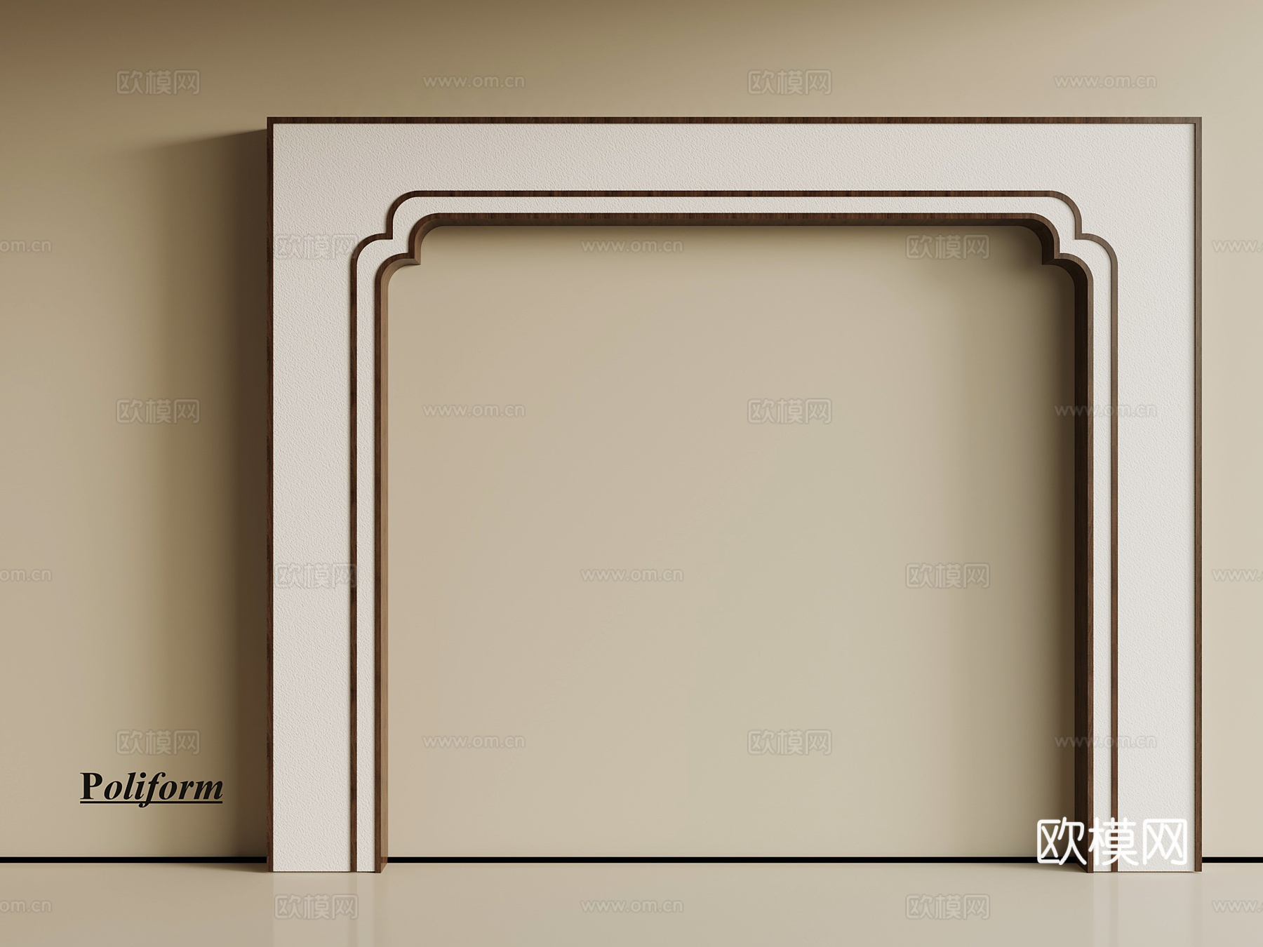新中式门套 门洞 垭口3d模型