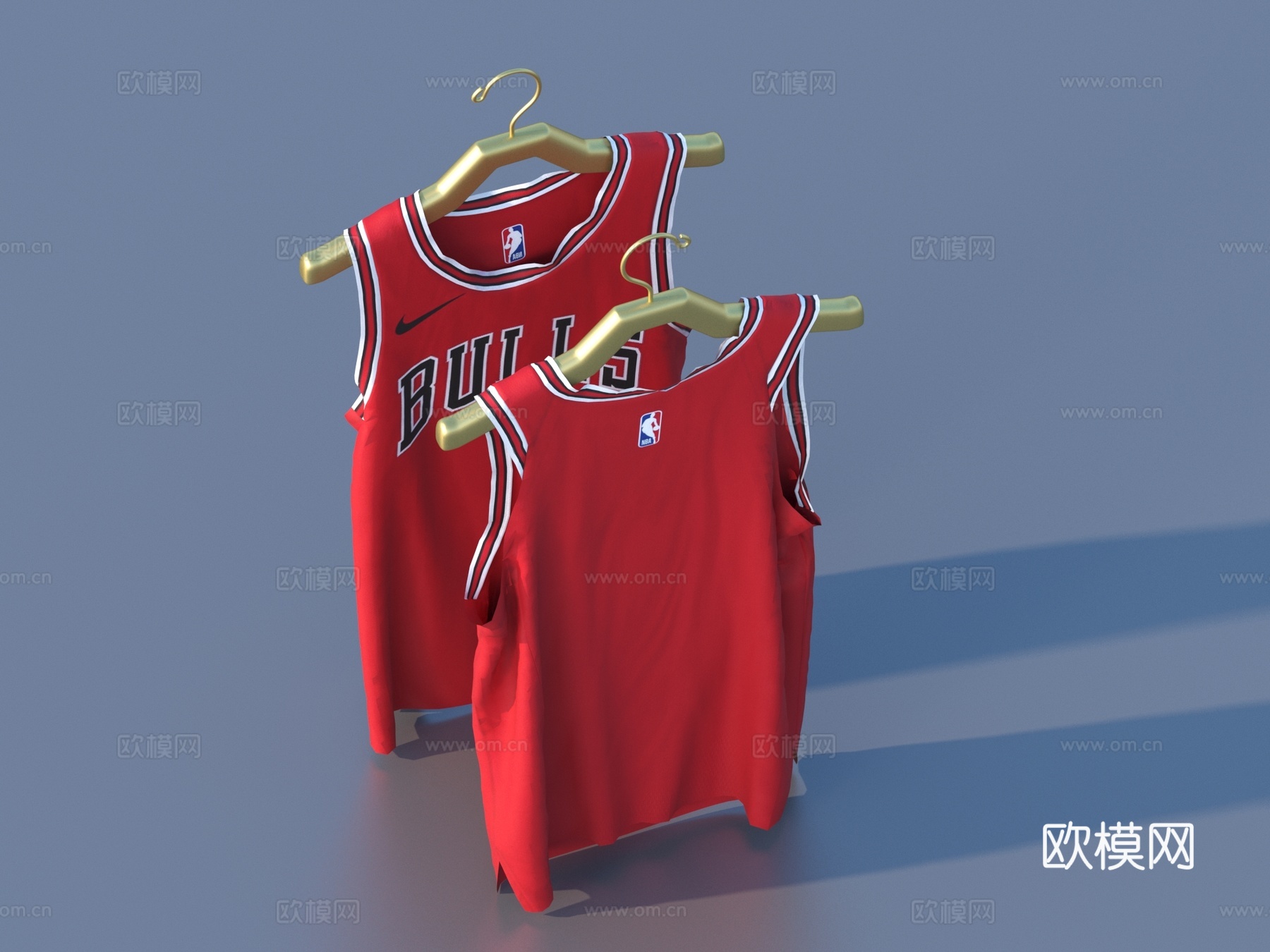 球衣 运动服饰3d模型