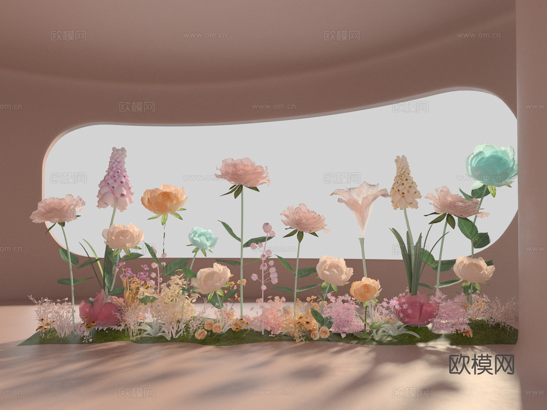 花艺美陈3d模型