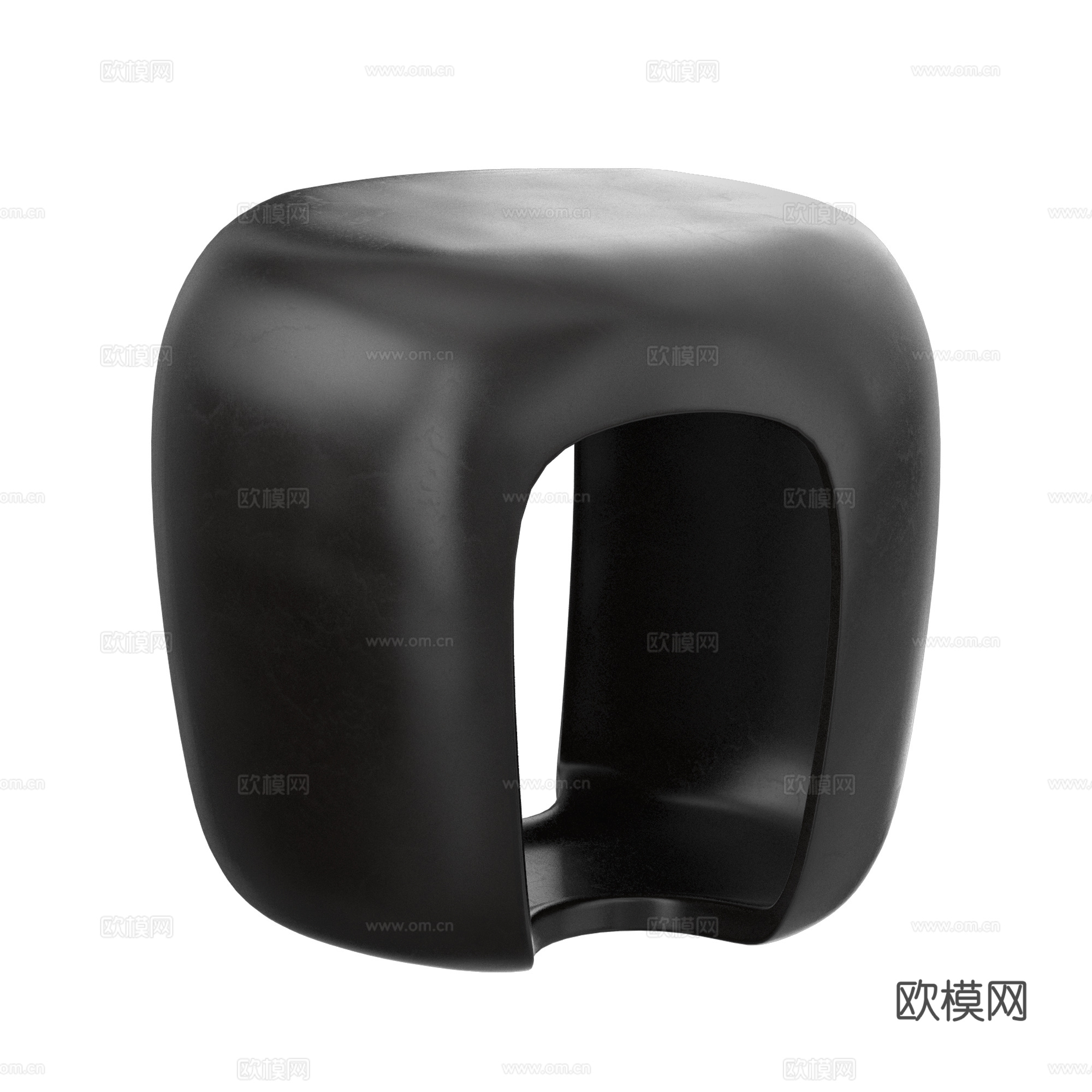 新中式木凳3d模型