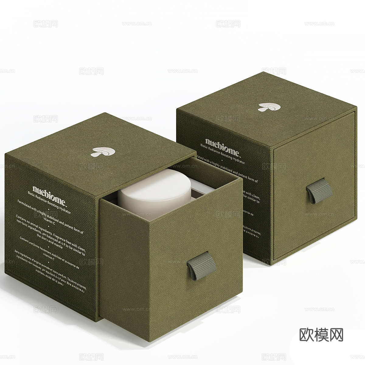 现代 Nuebiome 化妆品套装3d模型
