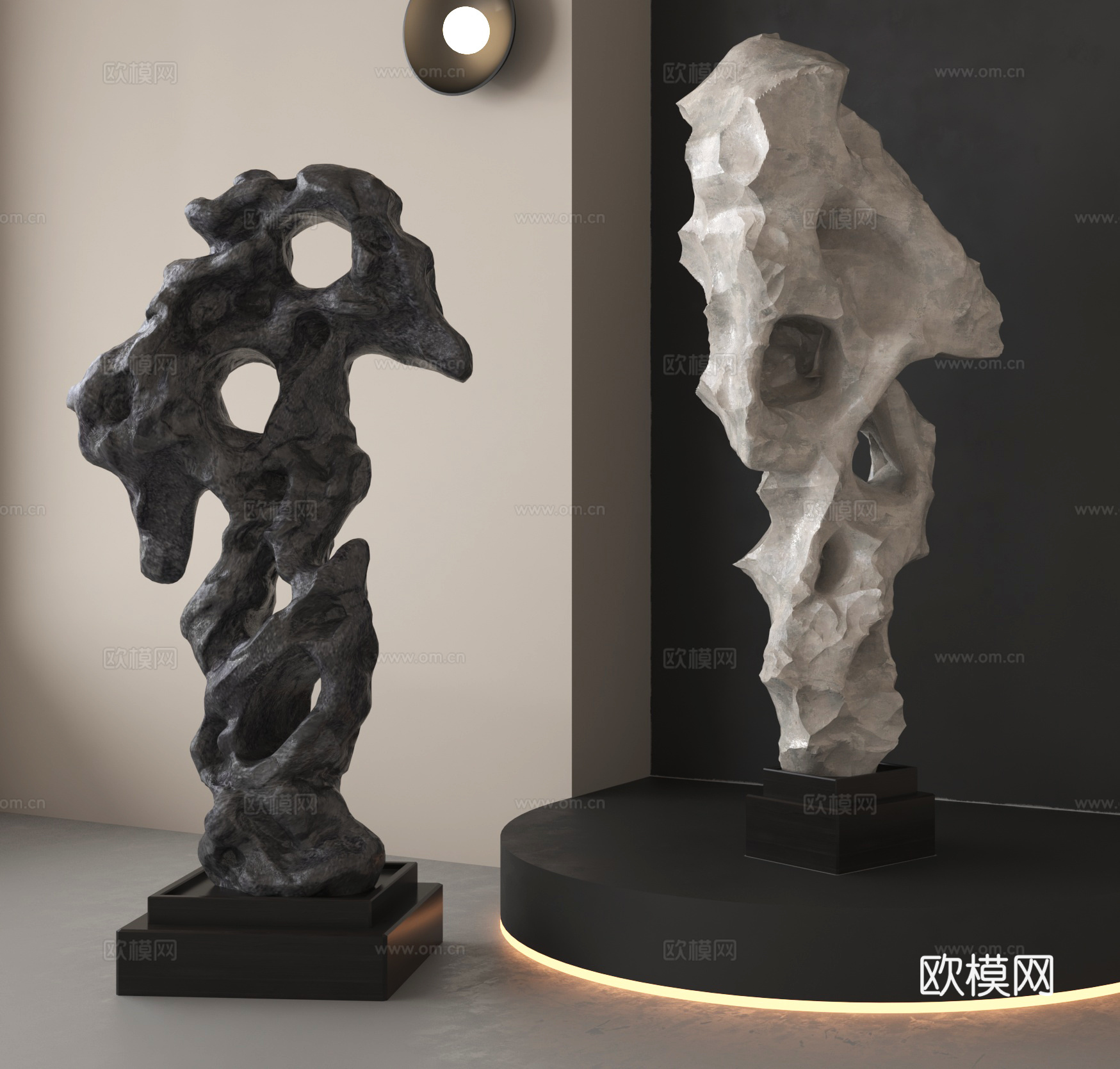 艺术雕塑 雕塑摆件饰品3d模型