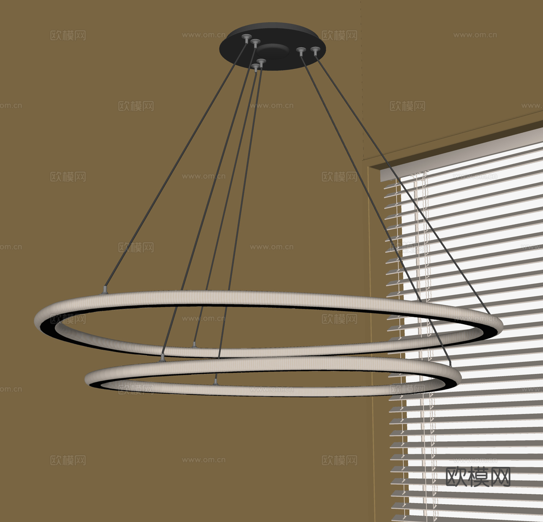 法式吊灯su模型