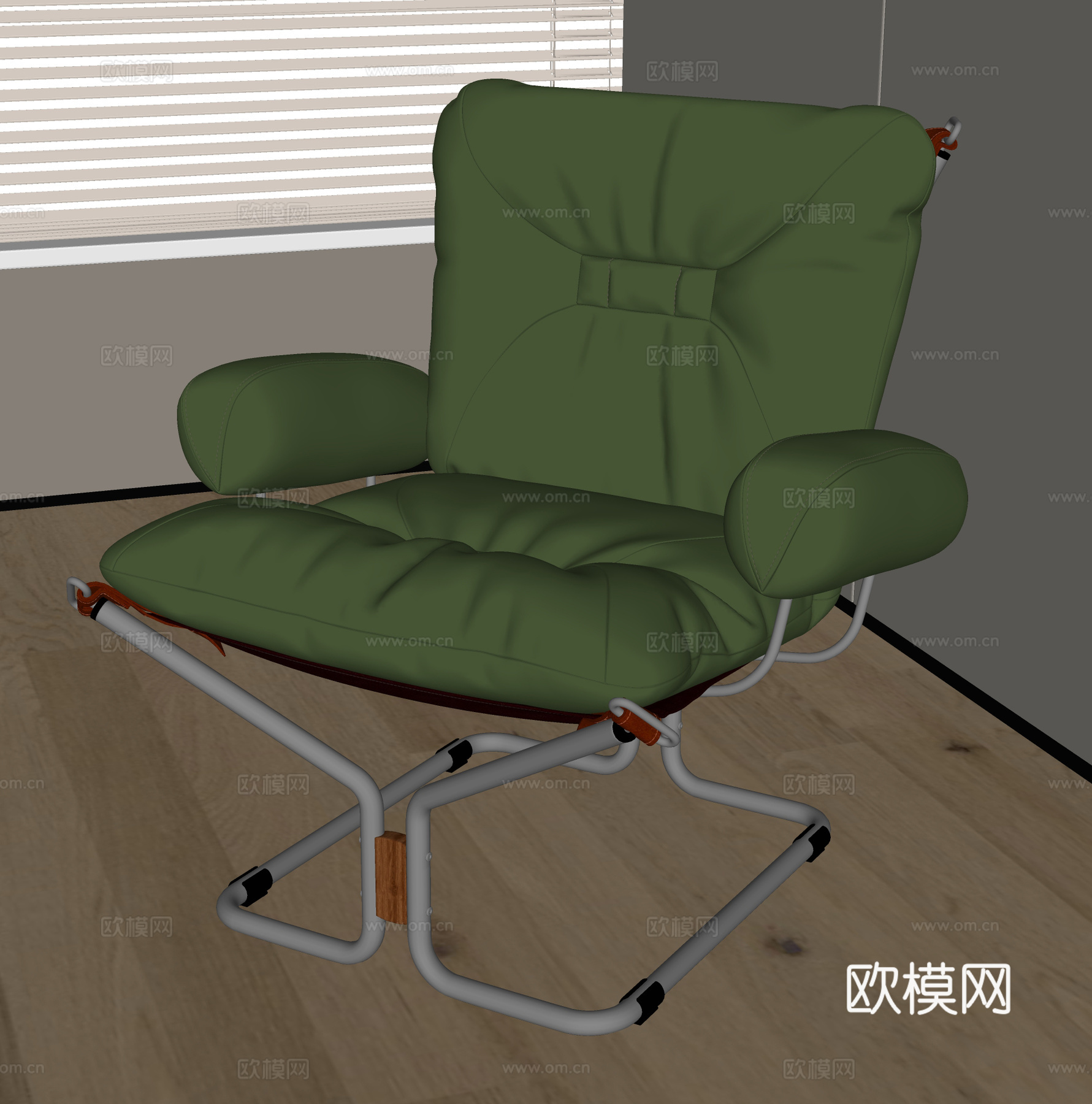 现代休闲椅su模型