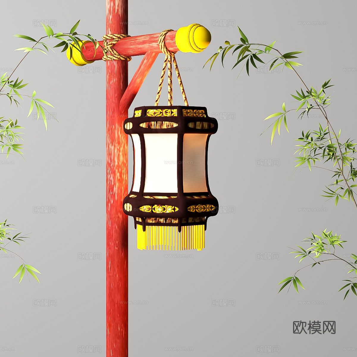 灯笼su模型