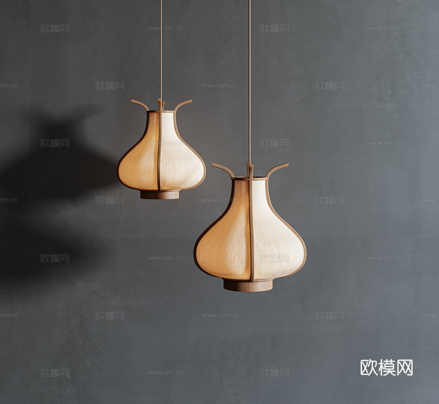 宋式風(fēng)吊燈3d模型下載