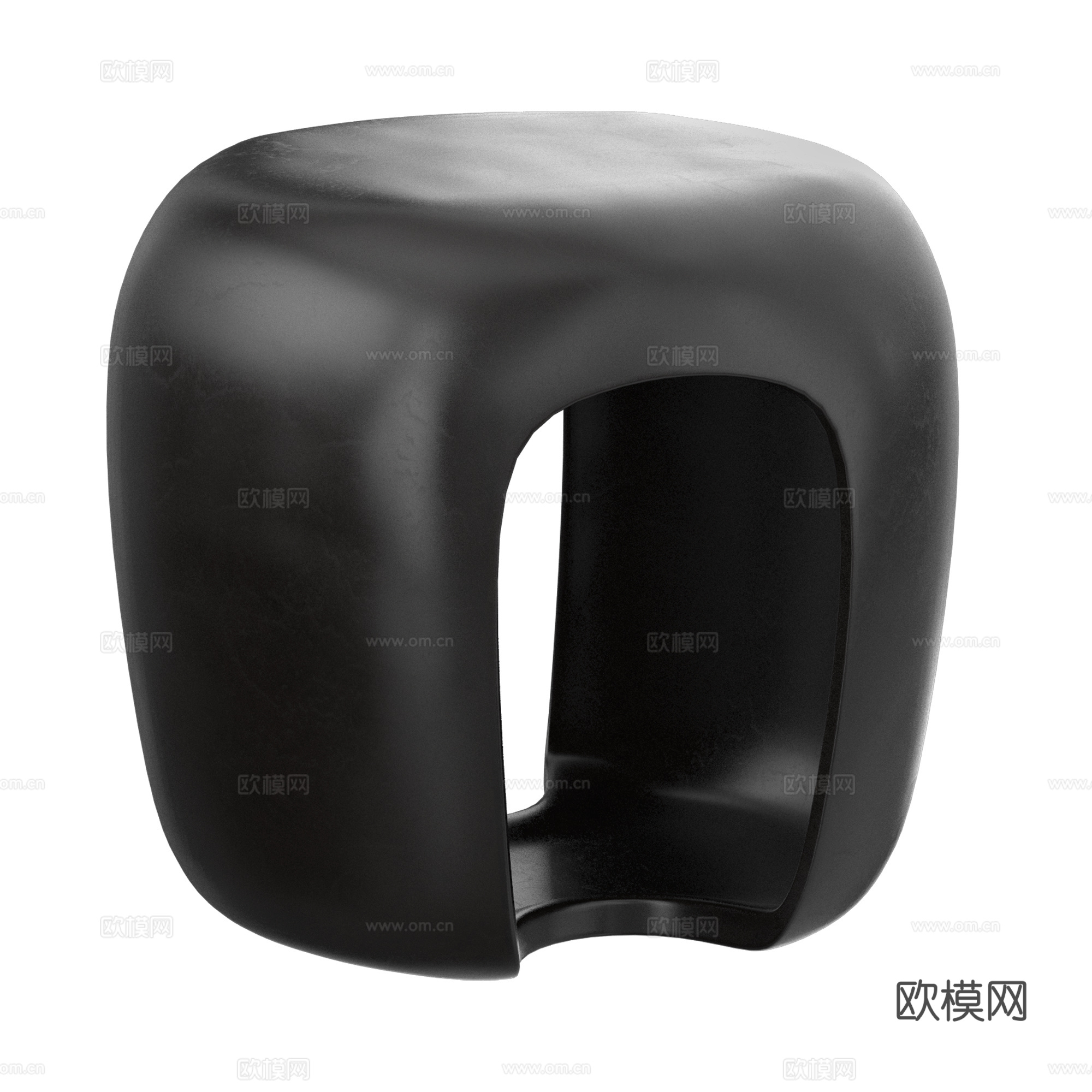 新中式木凳3d模型
