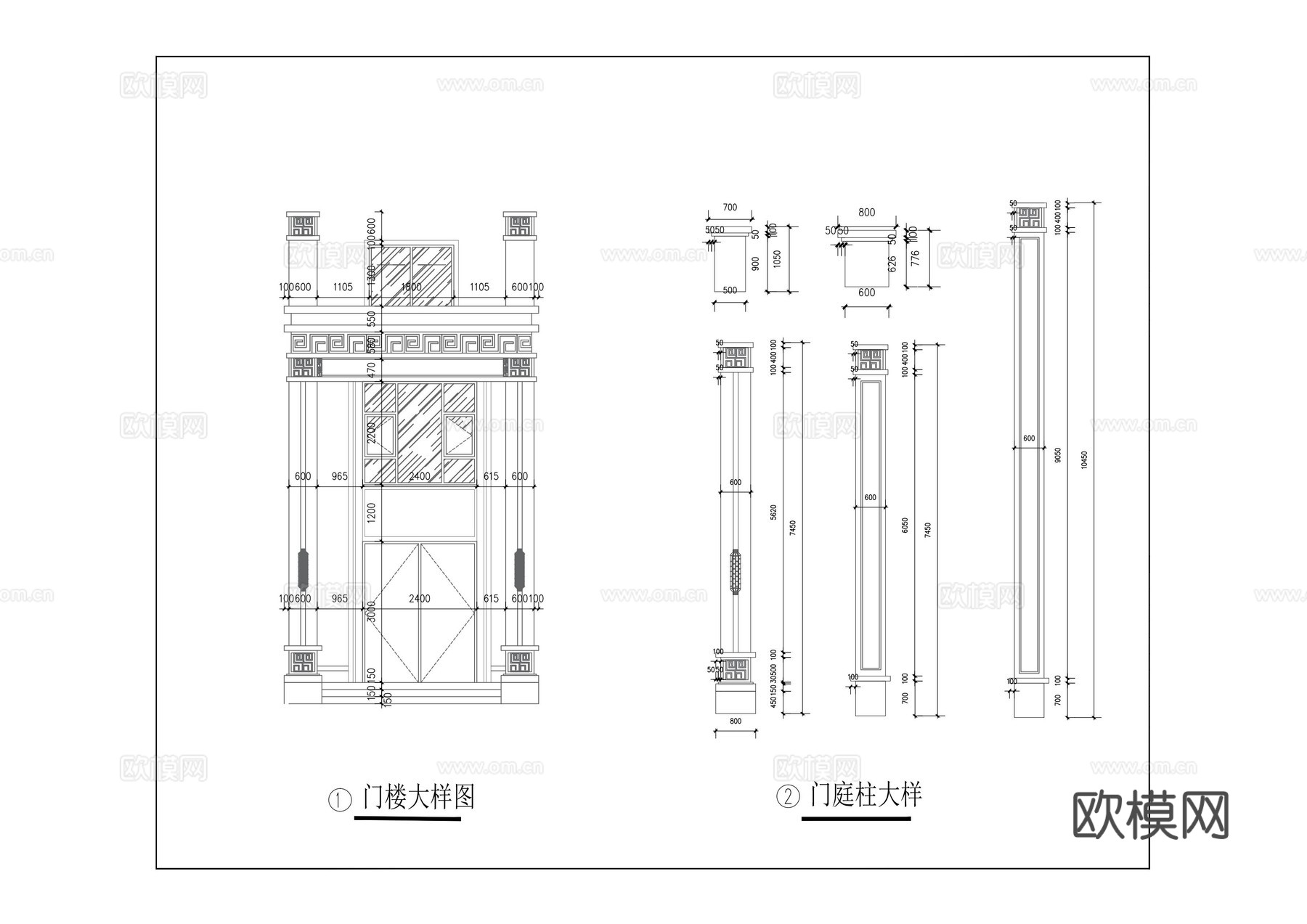 三层自建房cad施工图