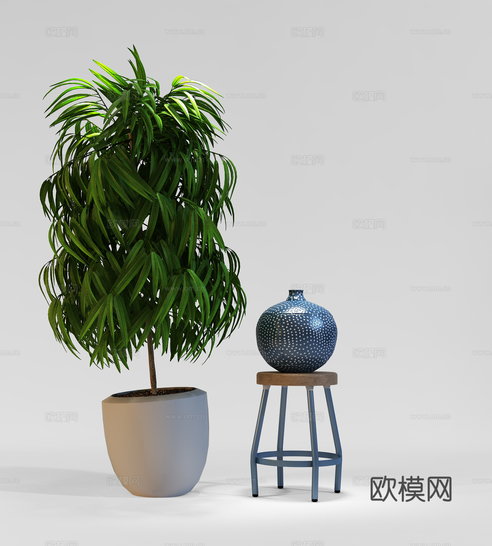 现代植物花草  绿植盆栽    室内绿植3d模型