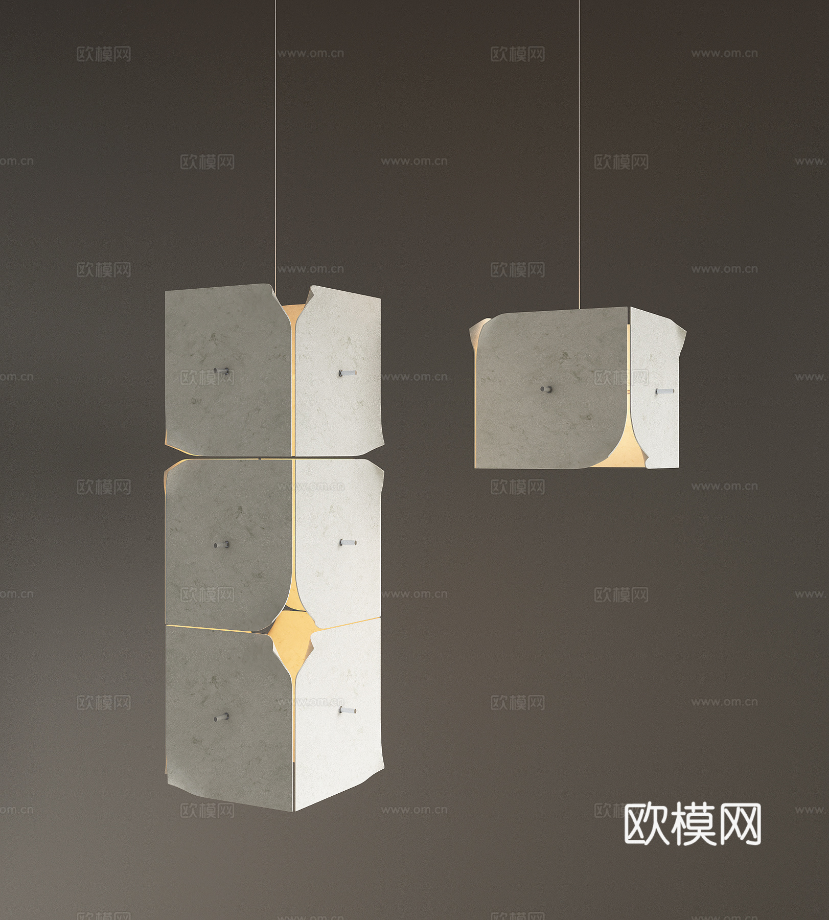 现代艺术吊灯 多头吊灯 餐厅吊灯 床头吊灯 镜前吊灯3d模型