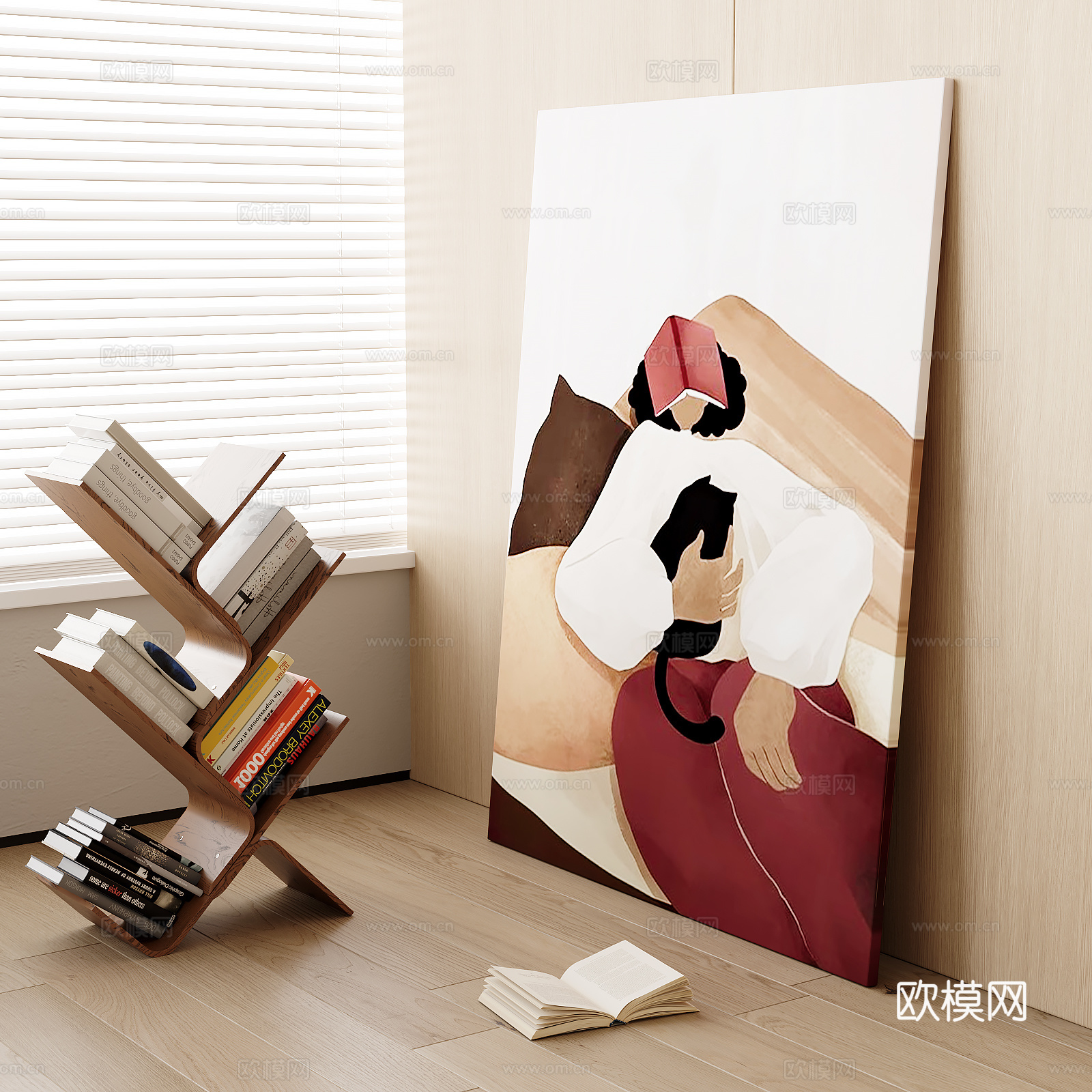 现代装饰画免费su模型