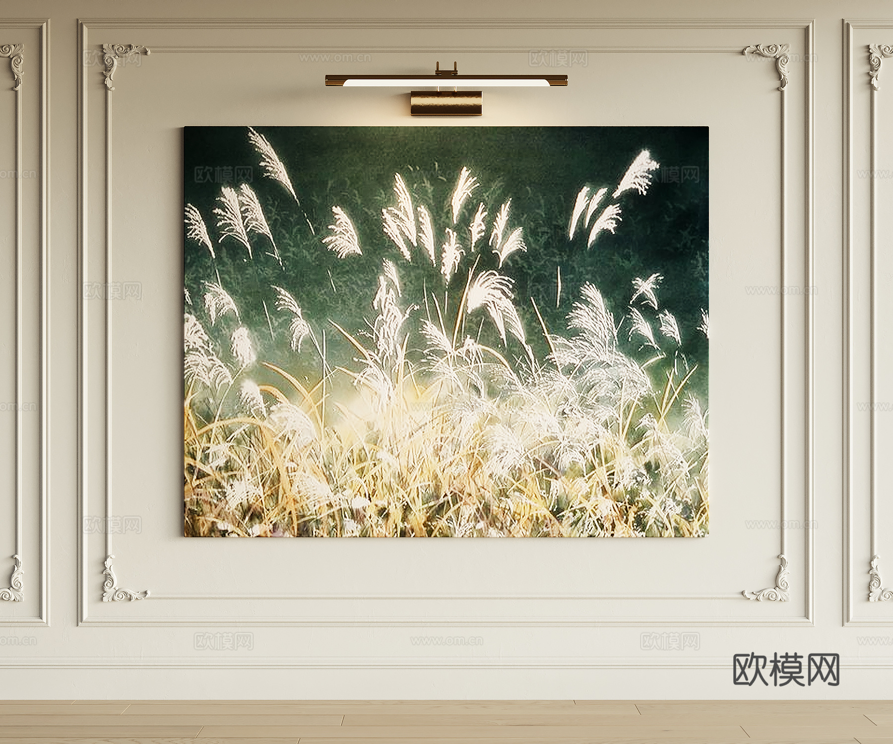 法式中古风装饰画免费su模型