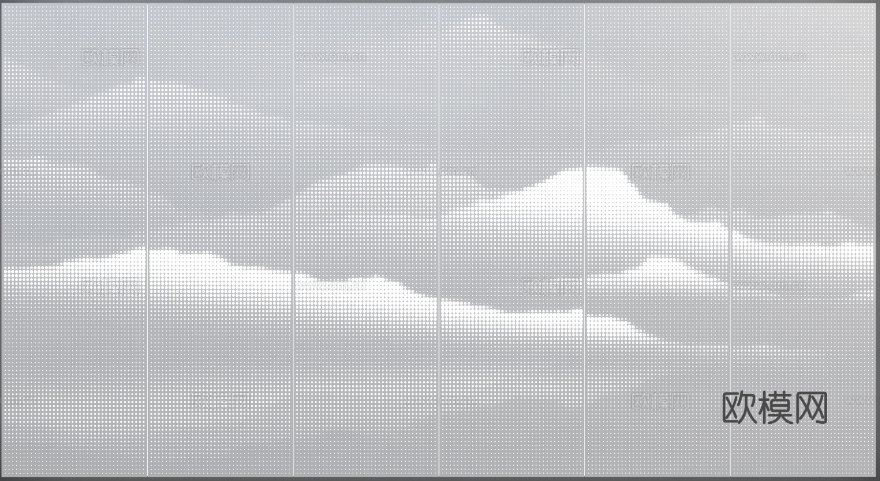 冲孔铝板3d模型