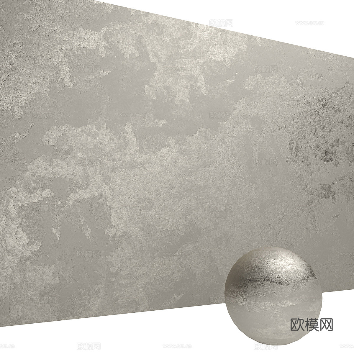 现代意式轻奢涂料 艺术漆3d模型