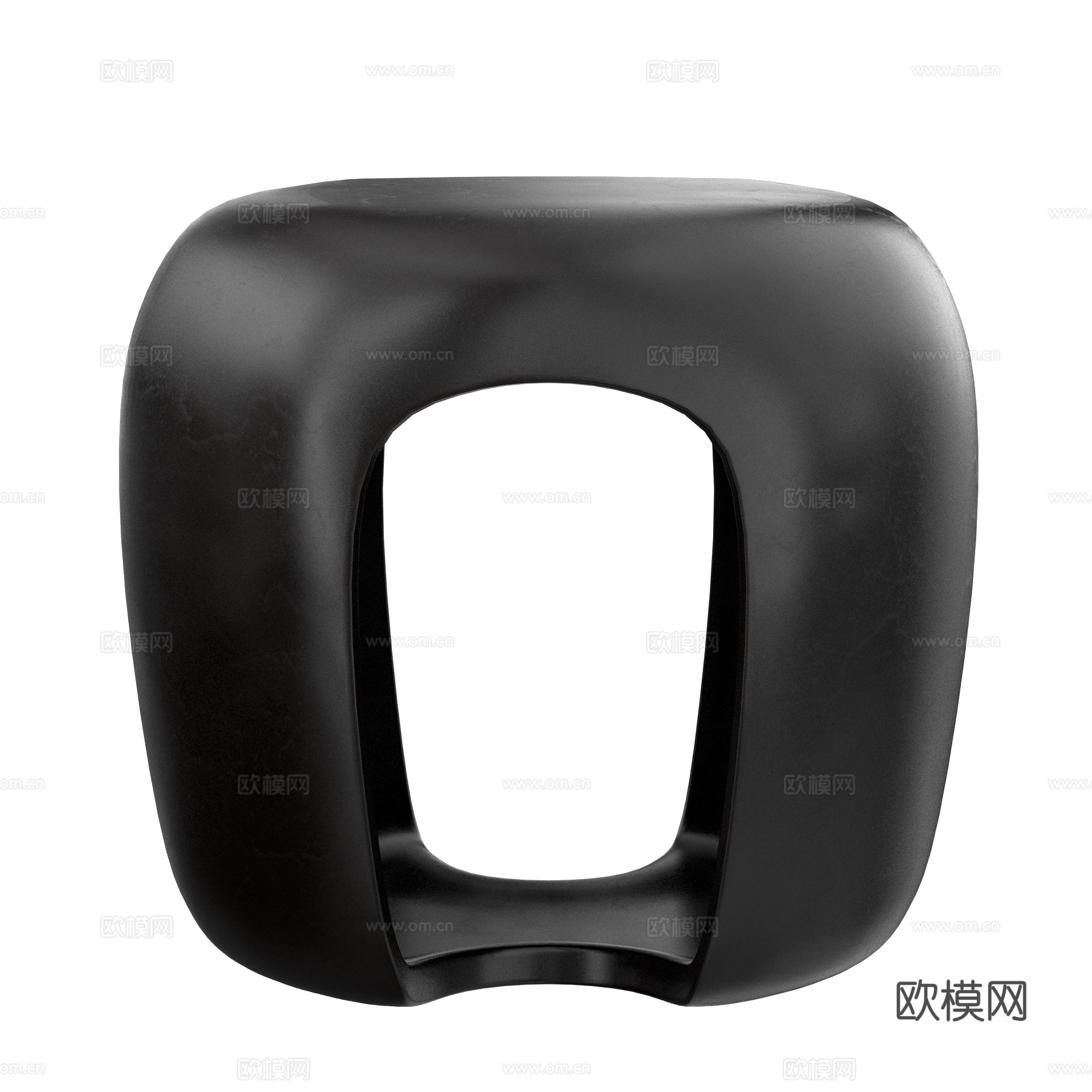 新中式木凳3d模型