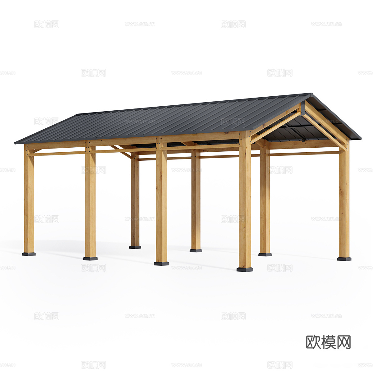 新中式凉亭 景观亭3d模型