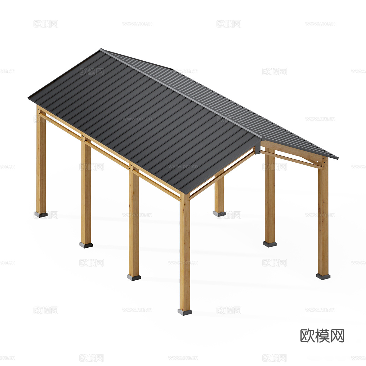 新中式凉亭 景观亭3d模型