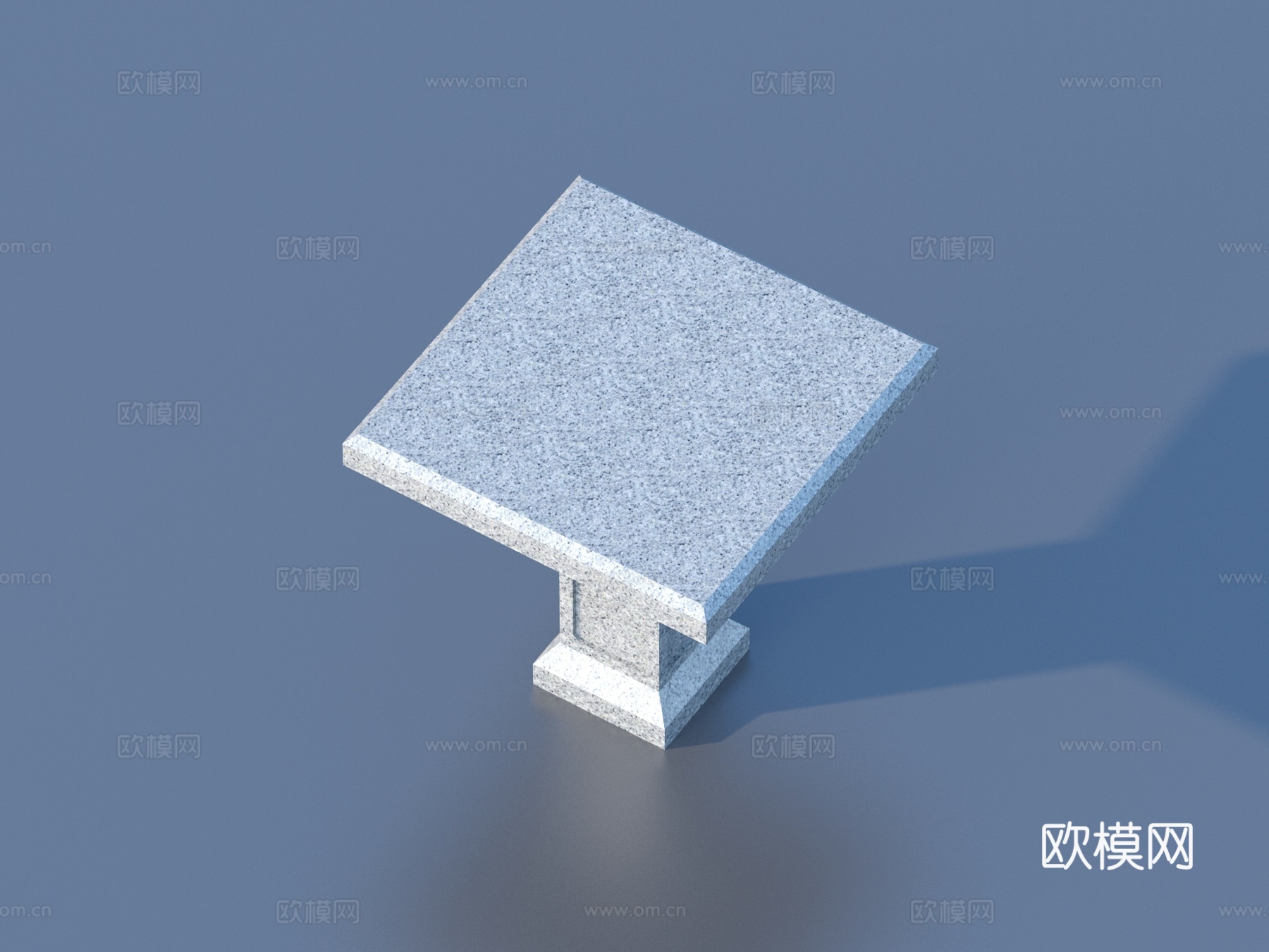 石桌 家具 小品3d模型