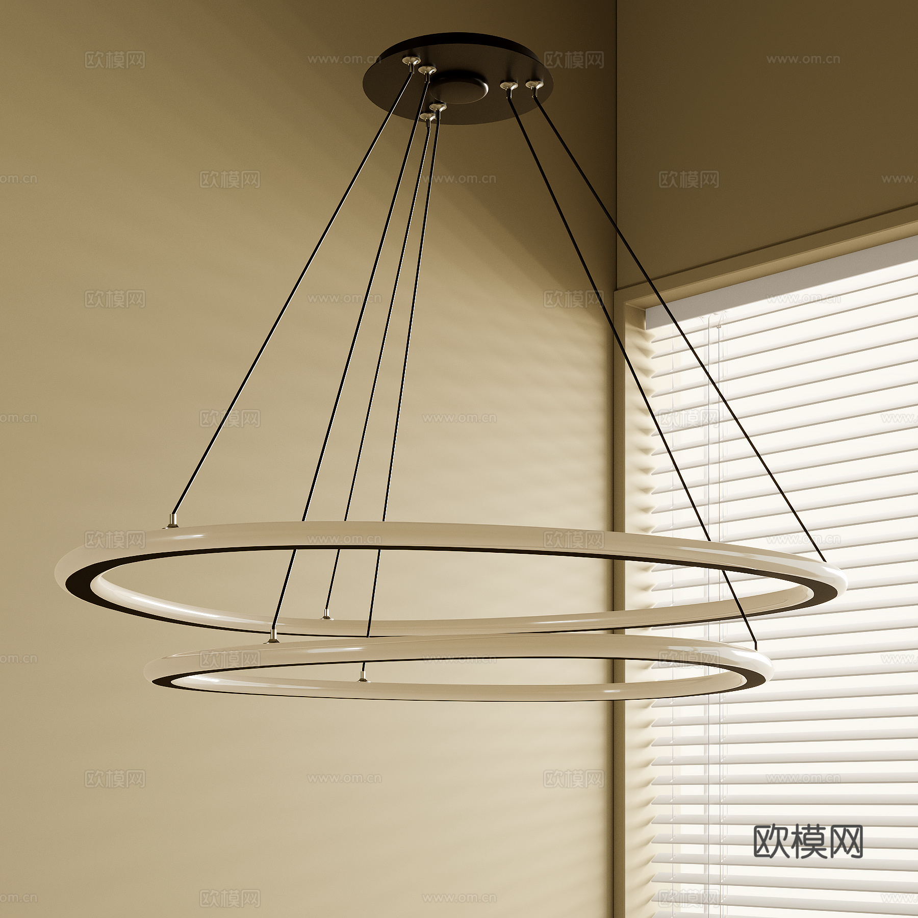 法式吊灯su模型