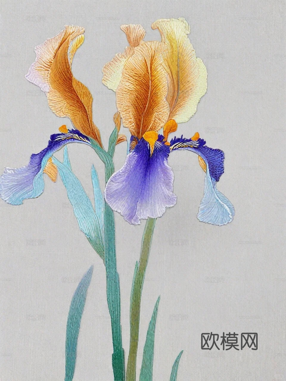 植物画  现代画  装饰画