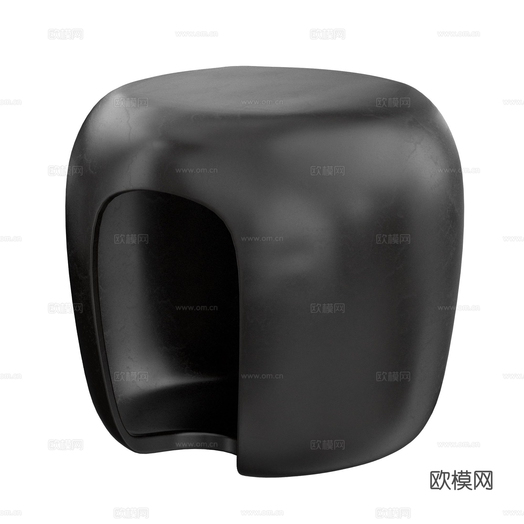 新中式木凳3d模型