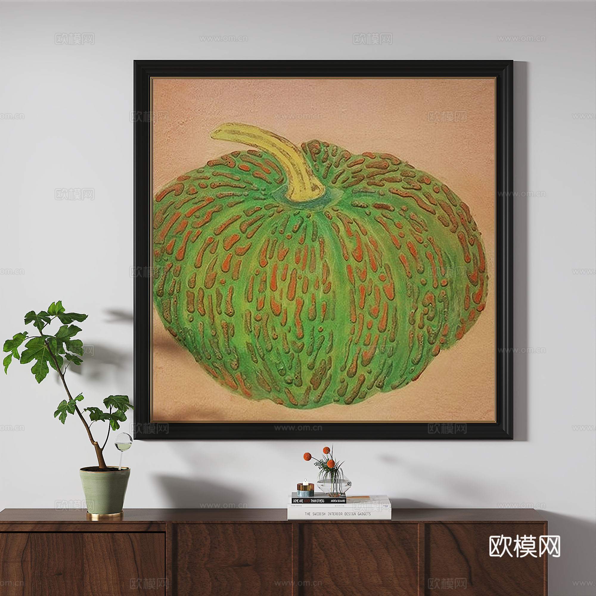 欧式，法式，古典，复古，轻奢，装饰画3d模型