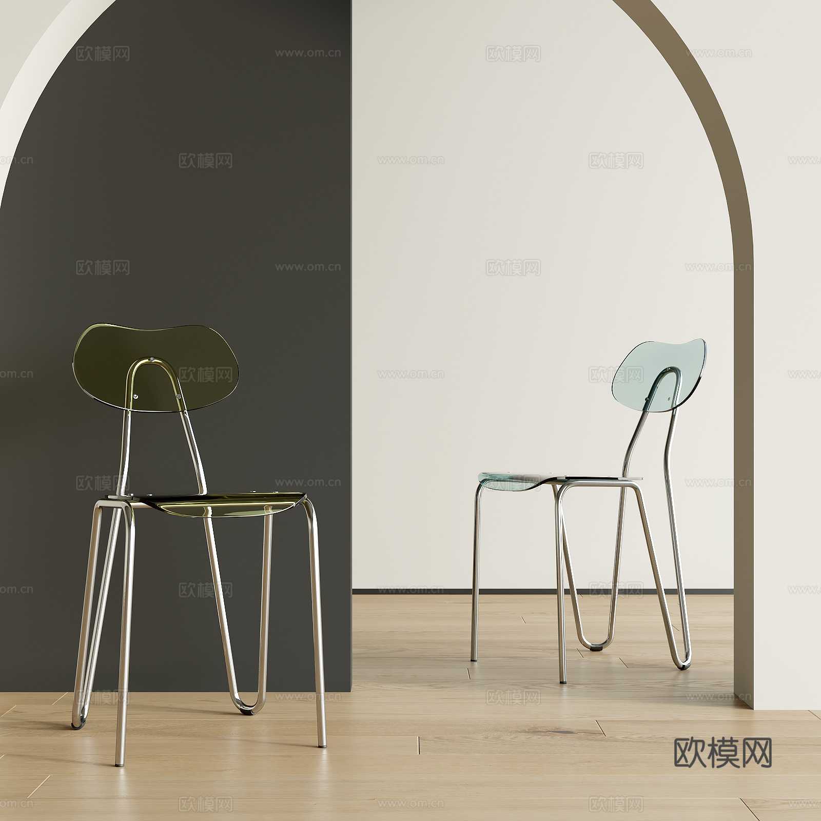 现代单椅3d模型下载