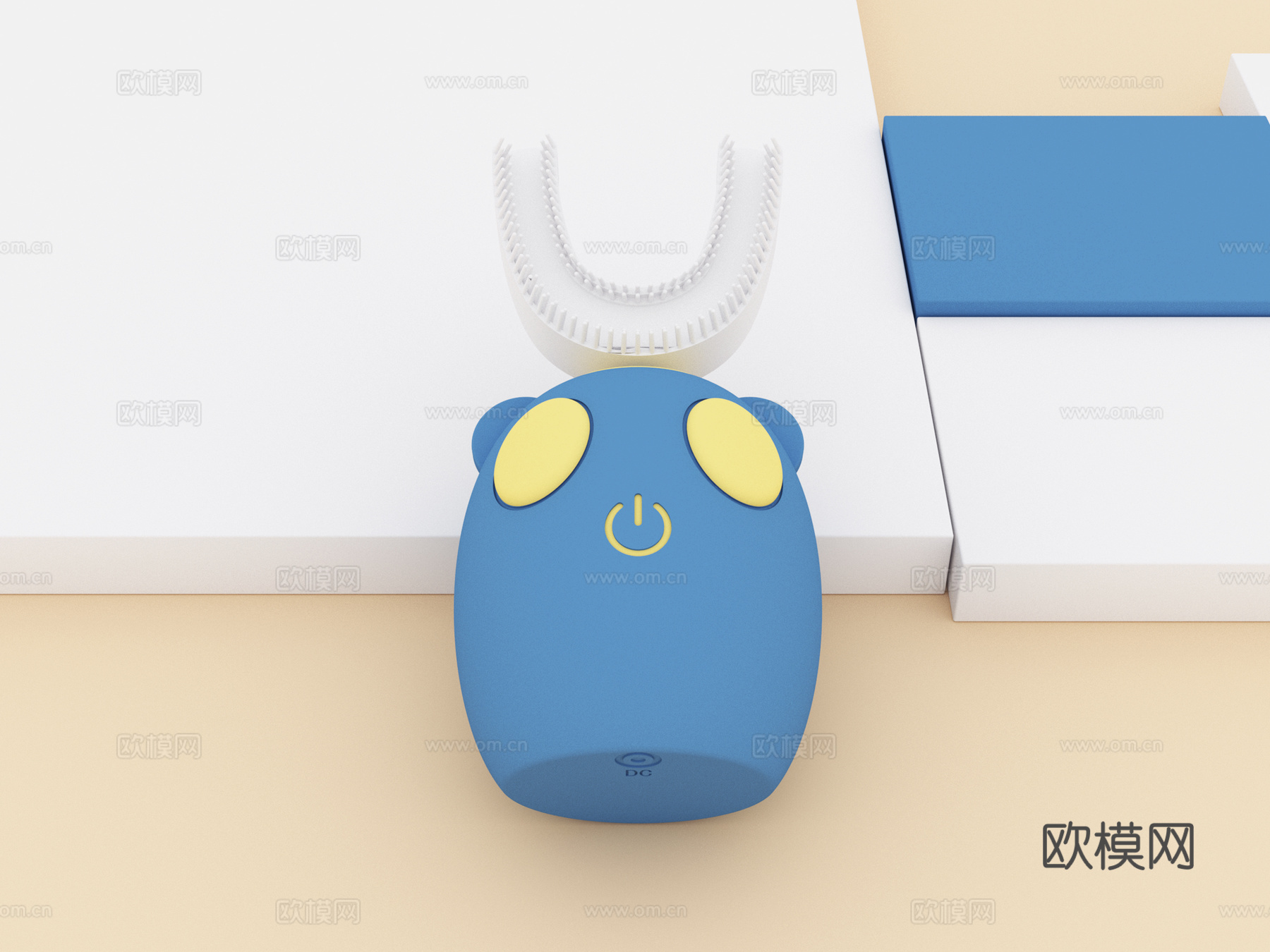儿童牙刷3d模型