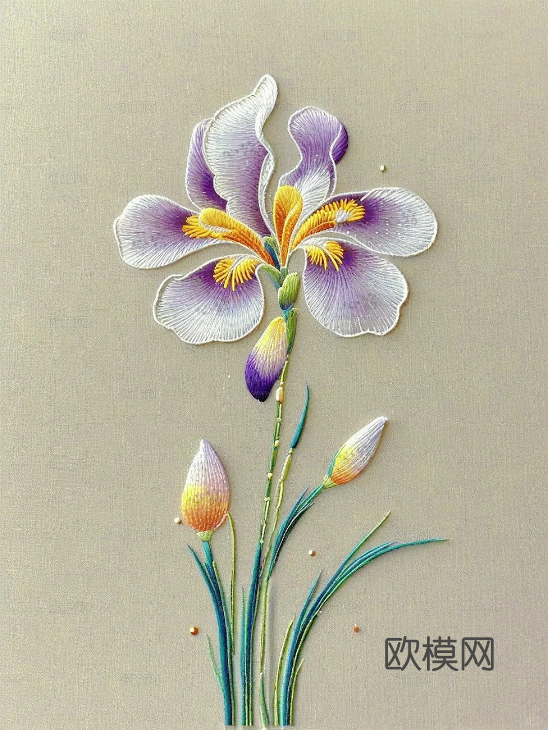 植物画  装饰画  现代画