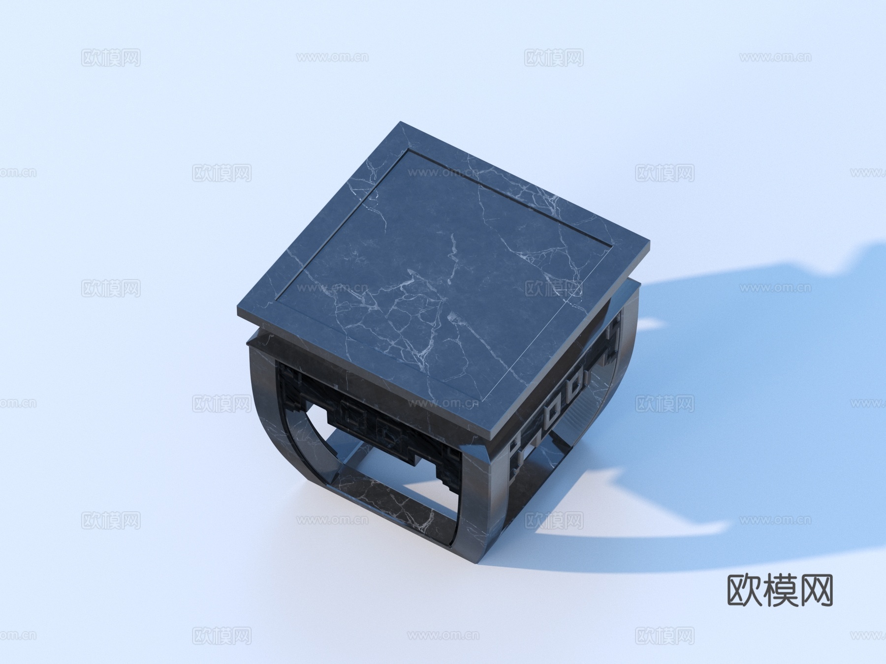 石桌 家具 小品3d模型