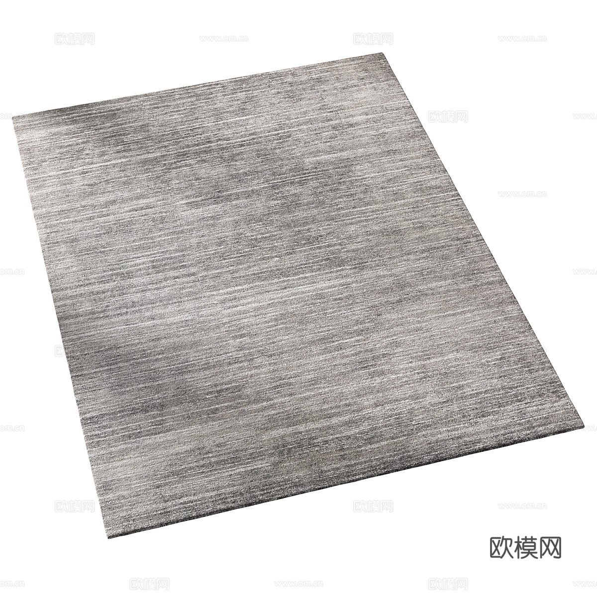 现代意式布艺地毯3d模型