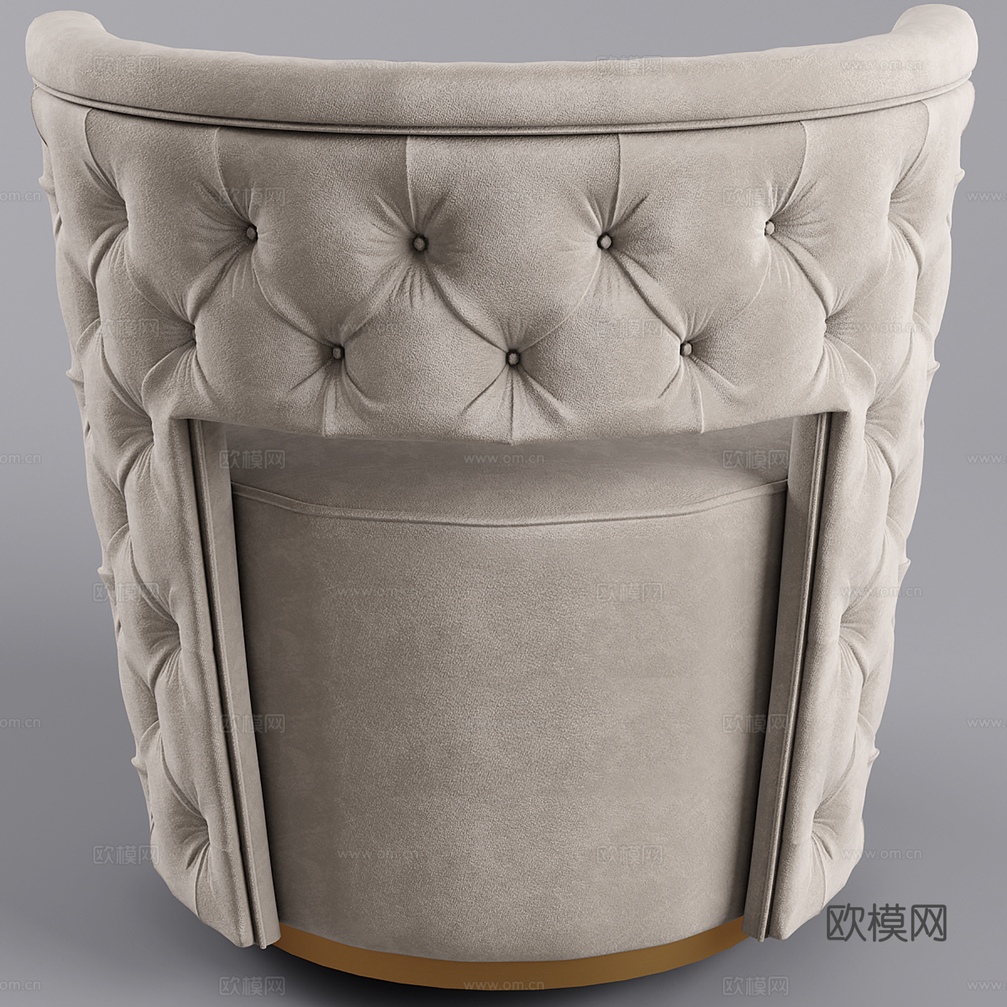 奶油风餐桌椅   咖啡厅桌椅  洽谈桌椅3d模型