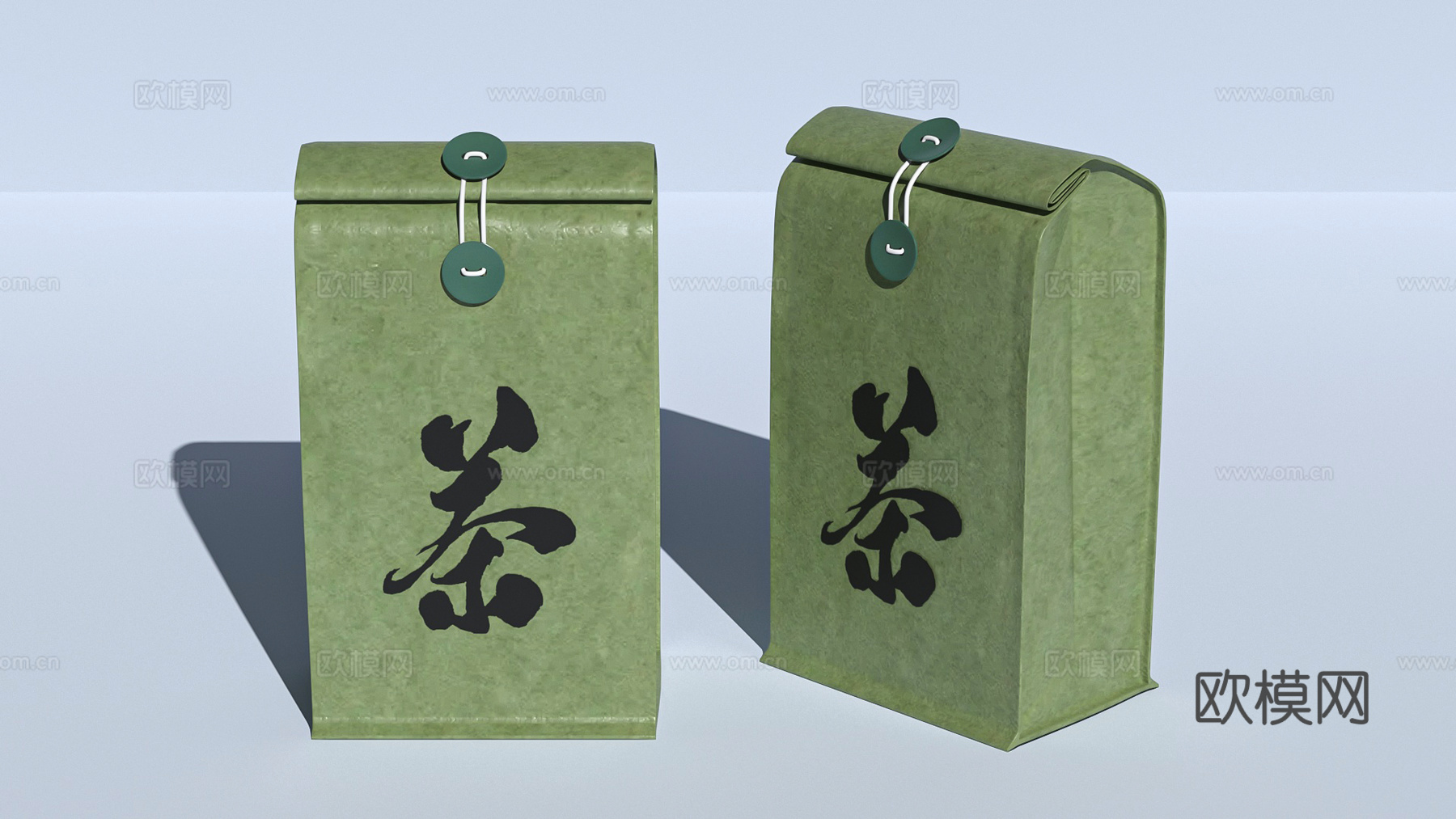 茶具茶包装袋装茶自立袋礼品茶3d模型