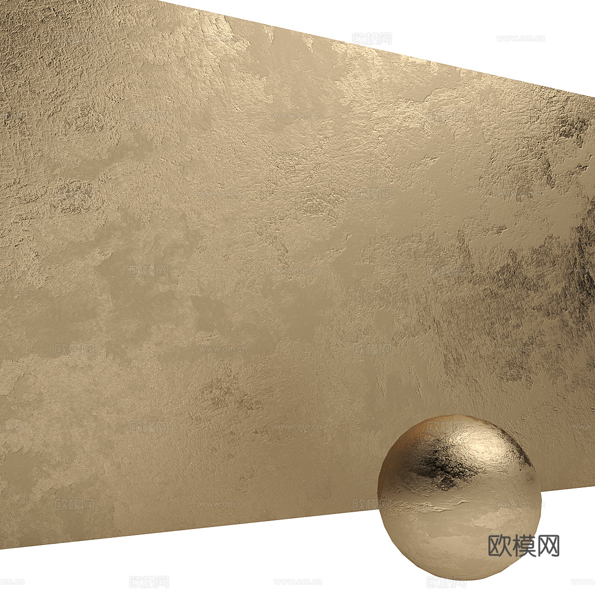 现代意式轻奢涂料 艺术漆3d模型