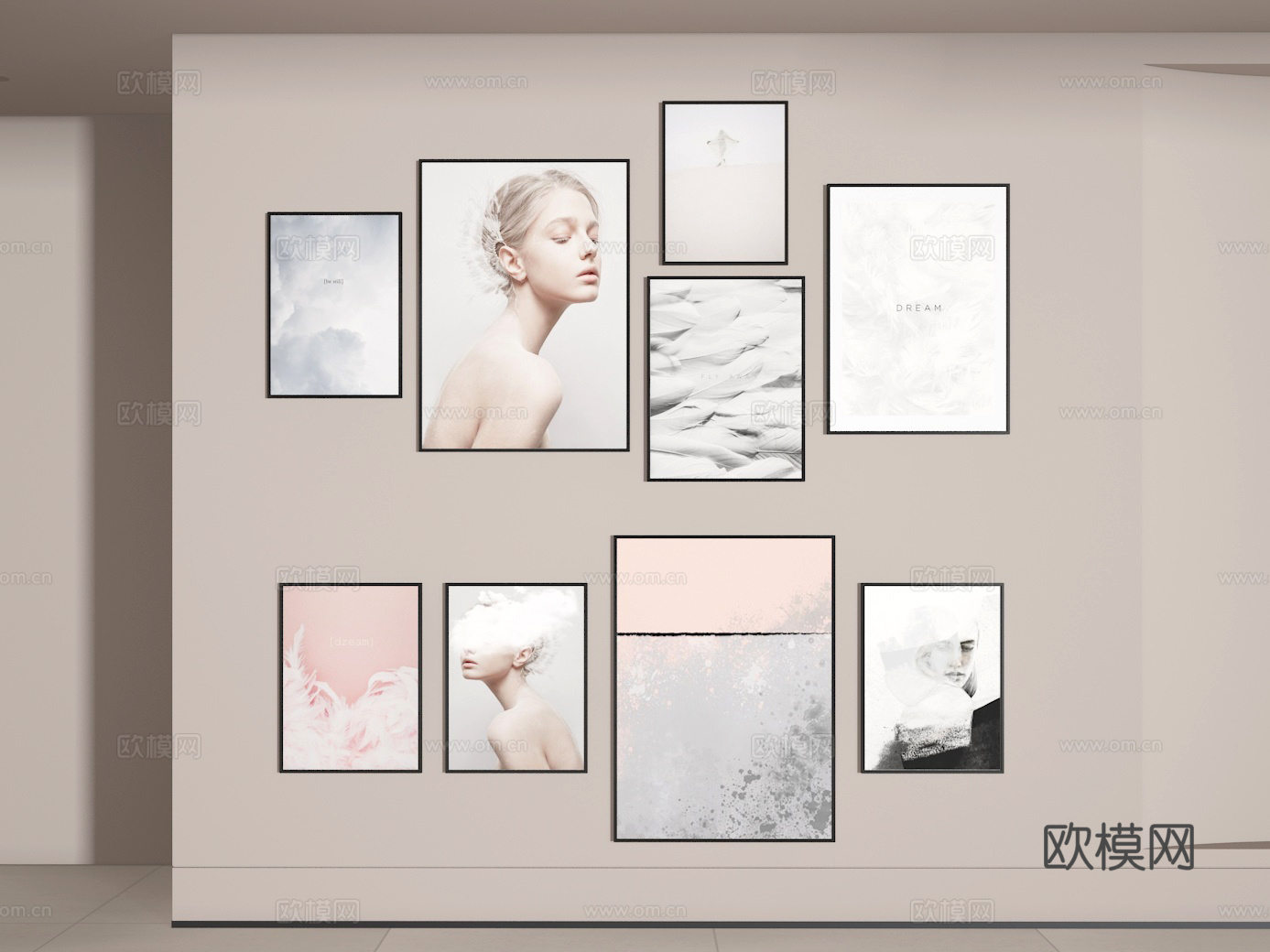 照片墙3d模型