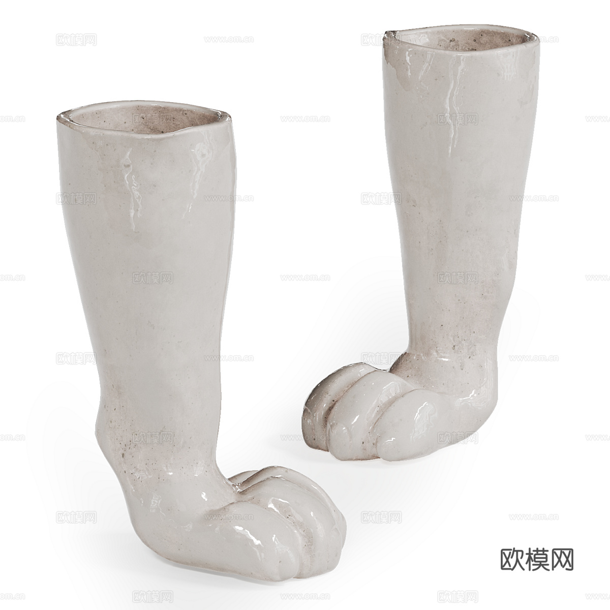 现代陶瓷艺术花瓶3d模型