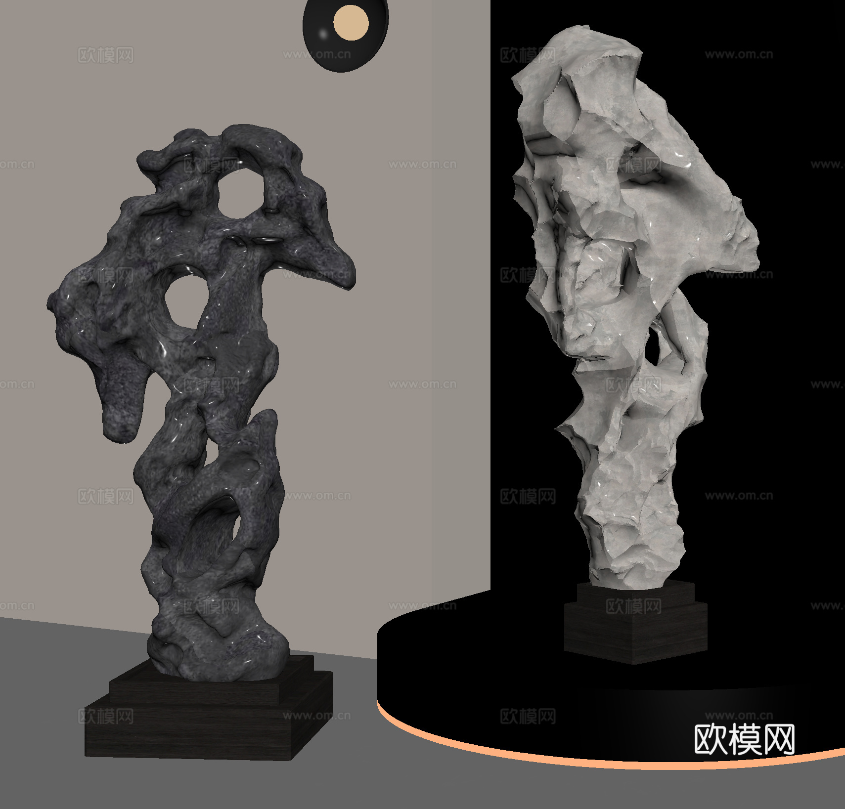 艺术雕塑 雕塑摆件饰品su模型