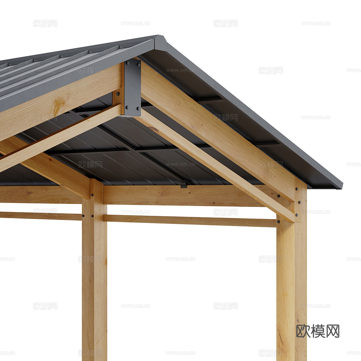 新中式凉亭 景观亭3d模型