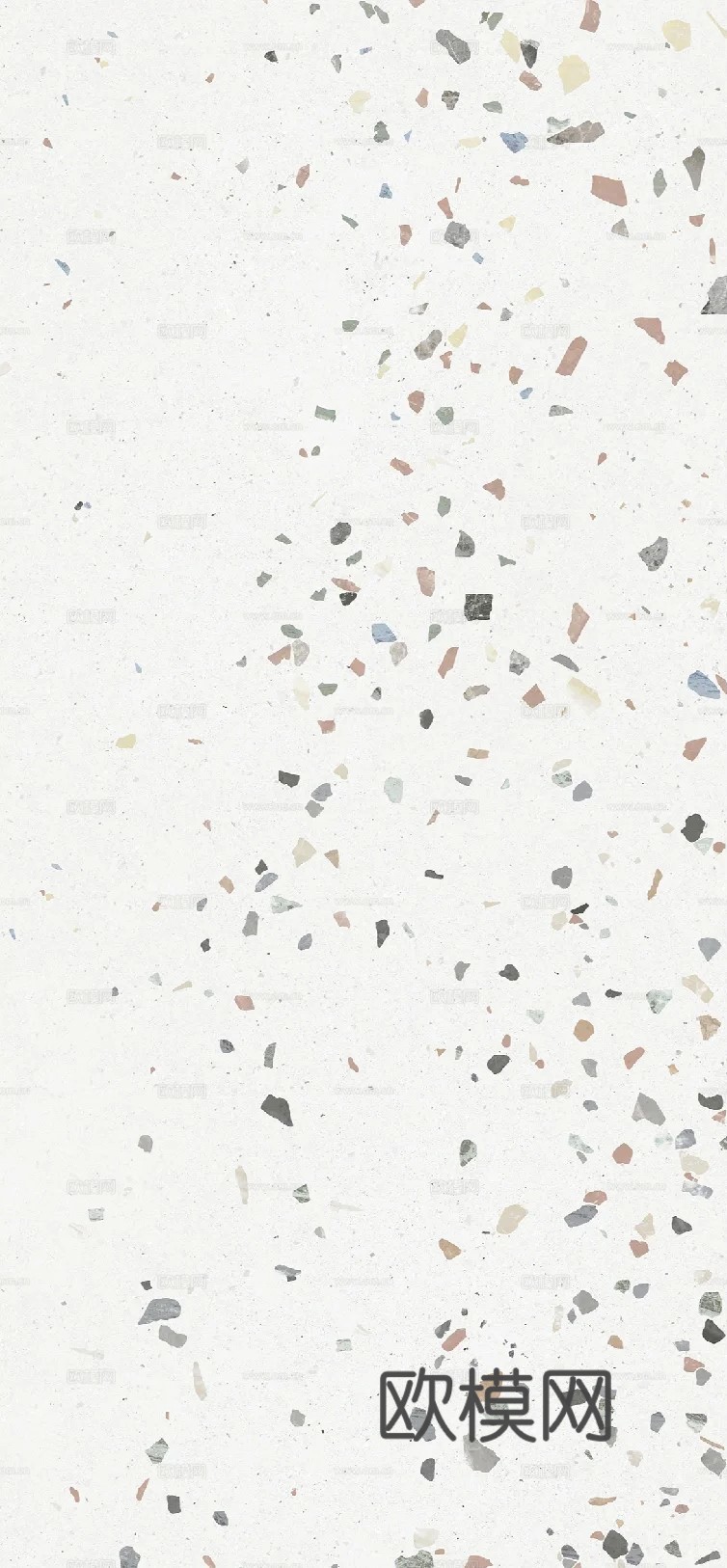 白色水磨石 小清新白色细颗粒现代水磨石