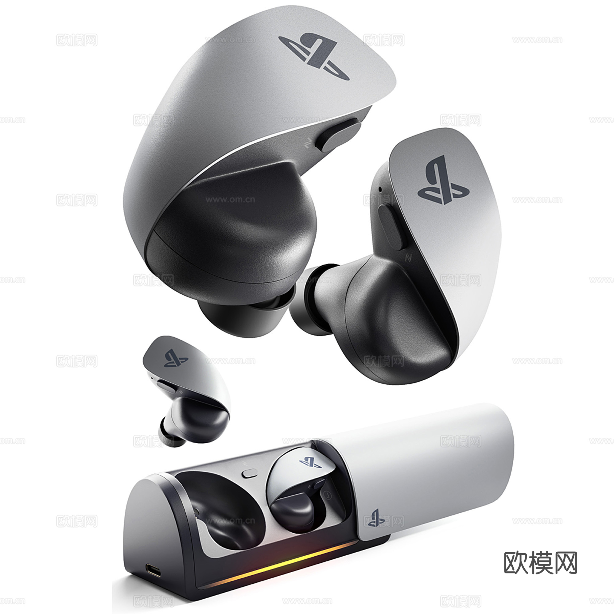 头戴式AR眼镜su模型