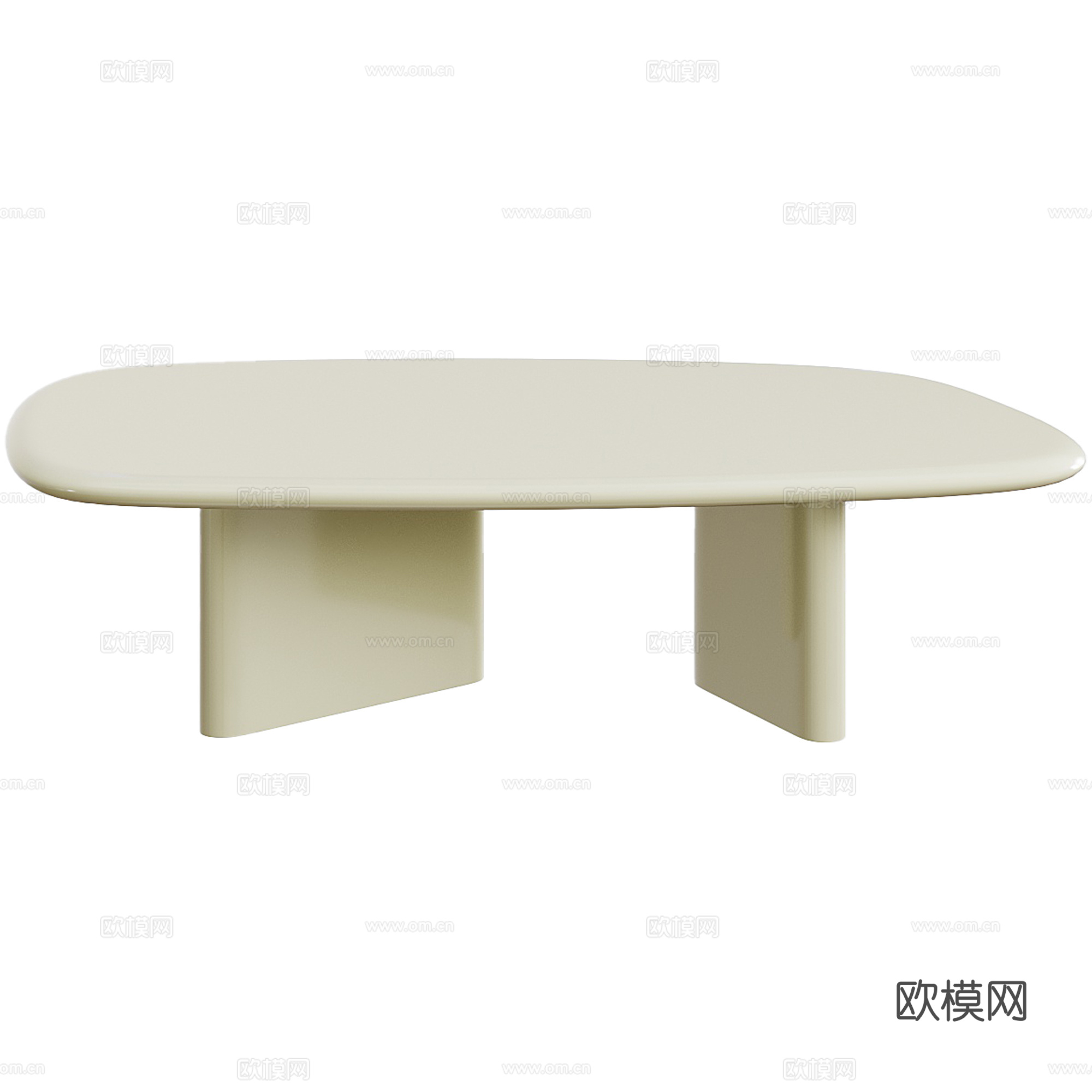 现代极简茶几3d模型