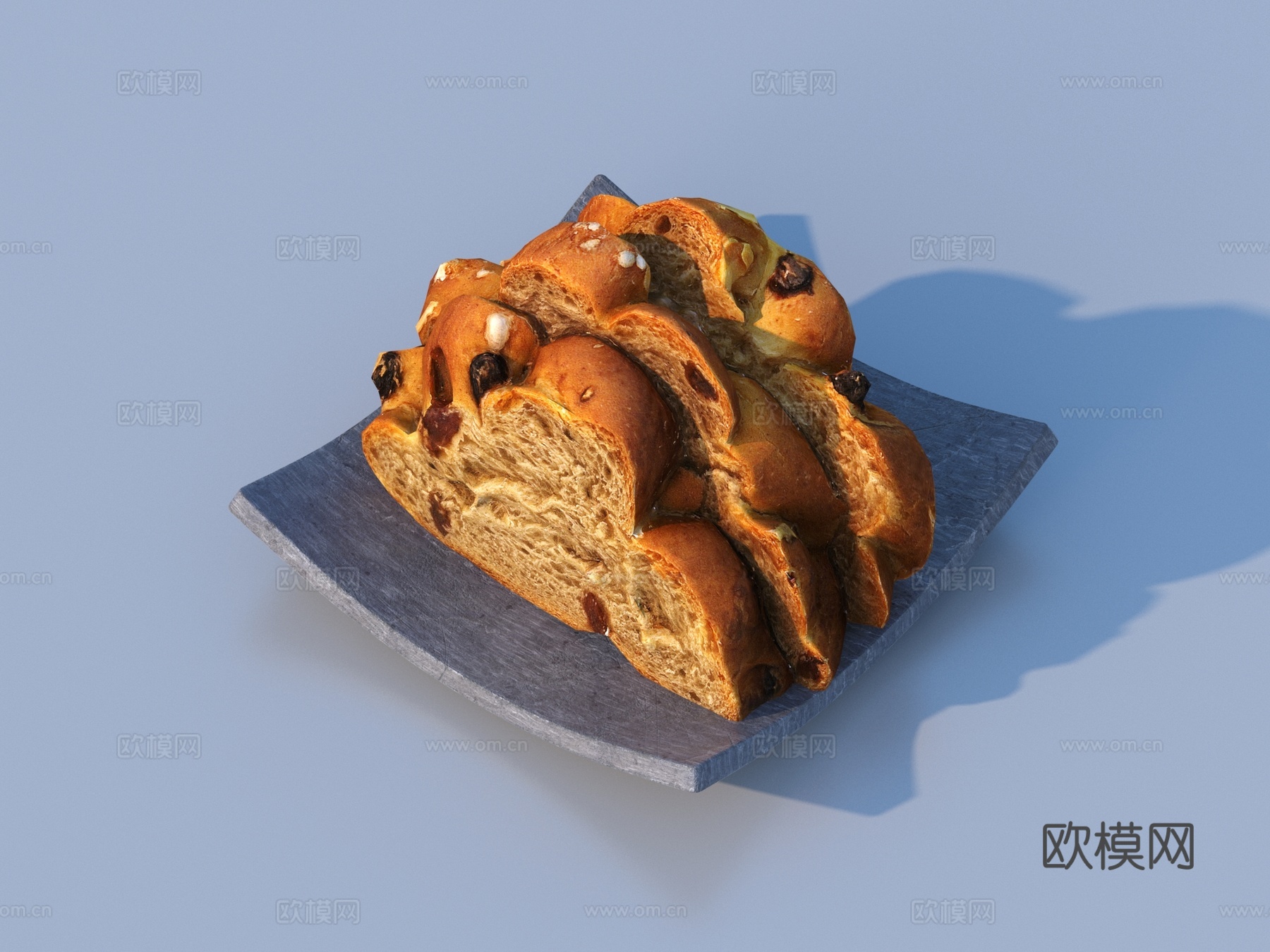 面包 饼干 大饼 食物3d模型